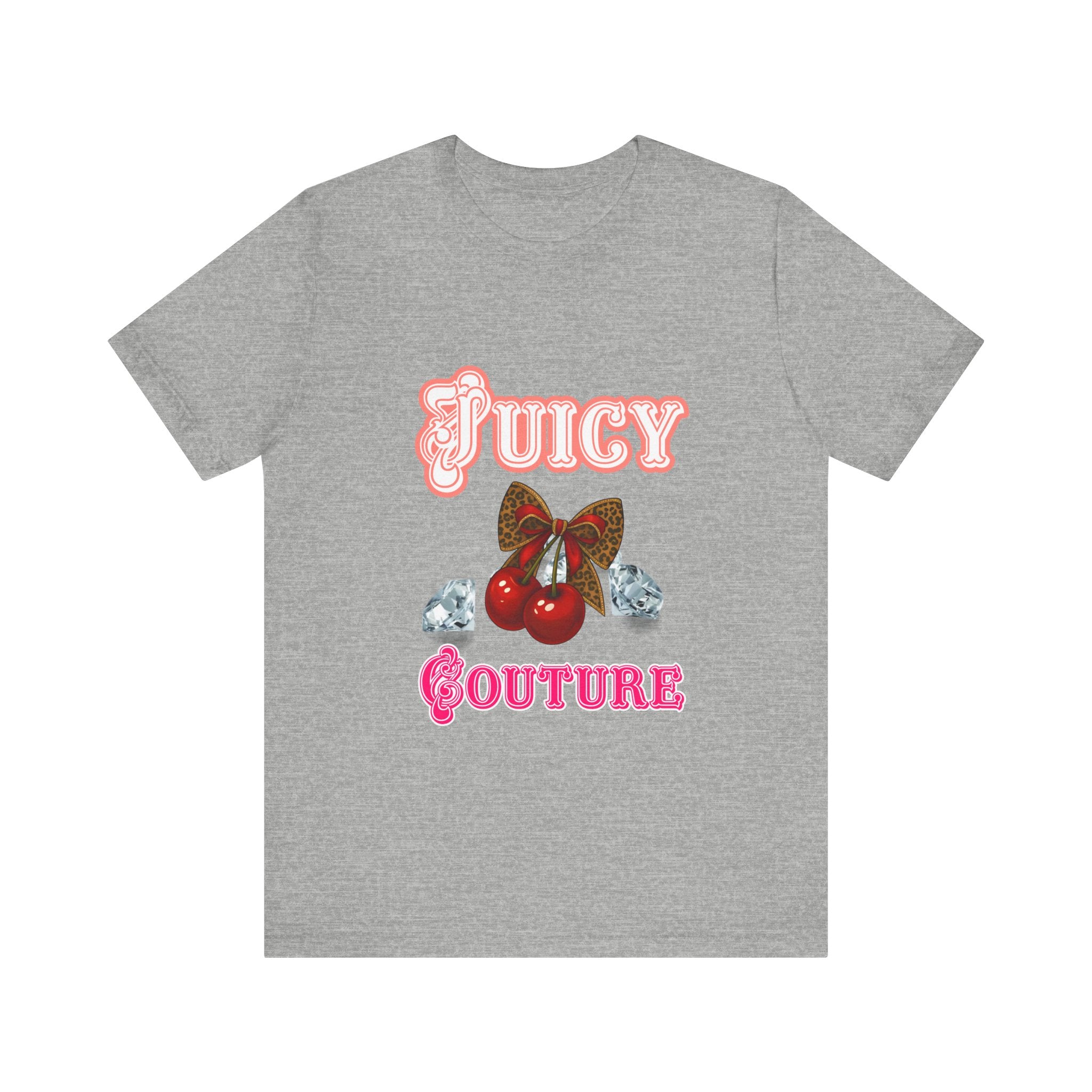 Juicy Couture Butterfly Tee, Trendy Graphic Tee, Fashionable Summer Shirt, Gift for Fashion Lovers, Casual Wear, Stylish Top