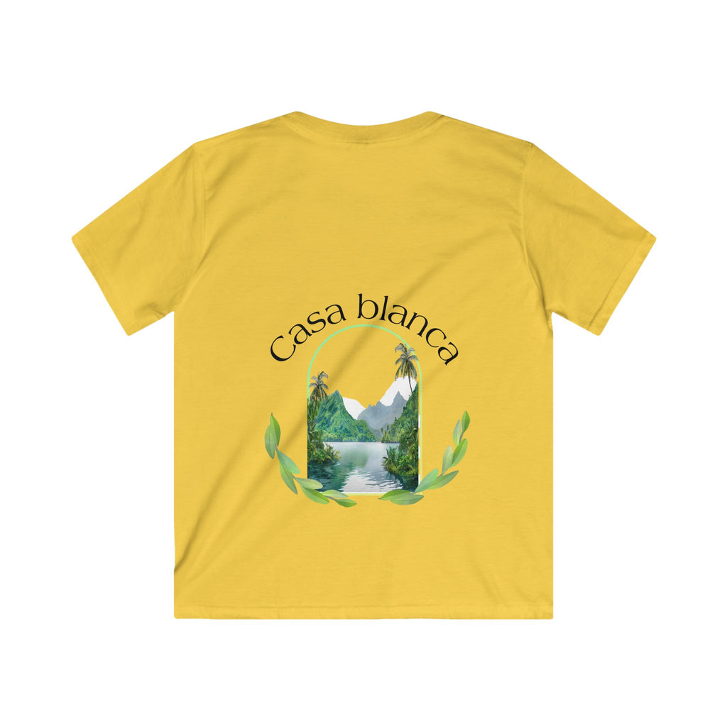 Kids Nature-Inspired Tee, Casa Blanca Graphic T-Shirt, Outdoor Adventure Shirt, Summer Camp Outfit, Gift for Nature Lovers, Birthday Present