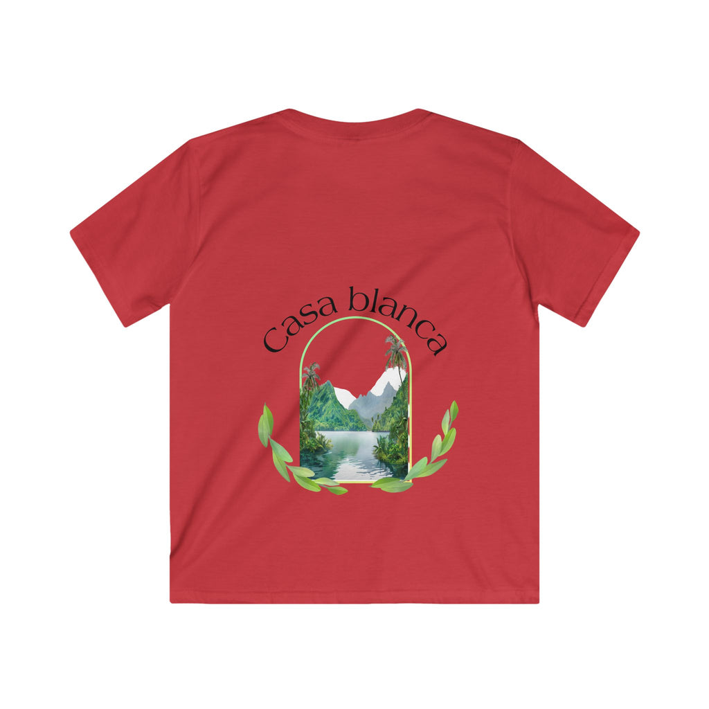 Kids Nature-Inspired Tee, Casa Blanca Graphic T-Shirt, Outdoor Adventure Shirt, Summer Camp Outfit, Gift for Nature Lovers, Birthday Present