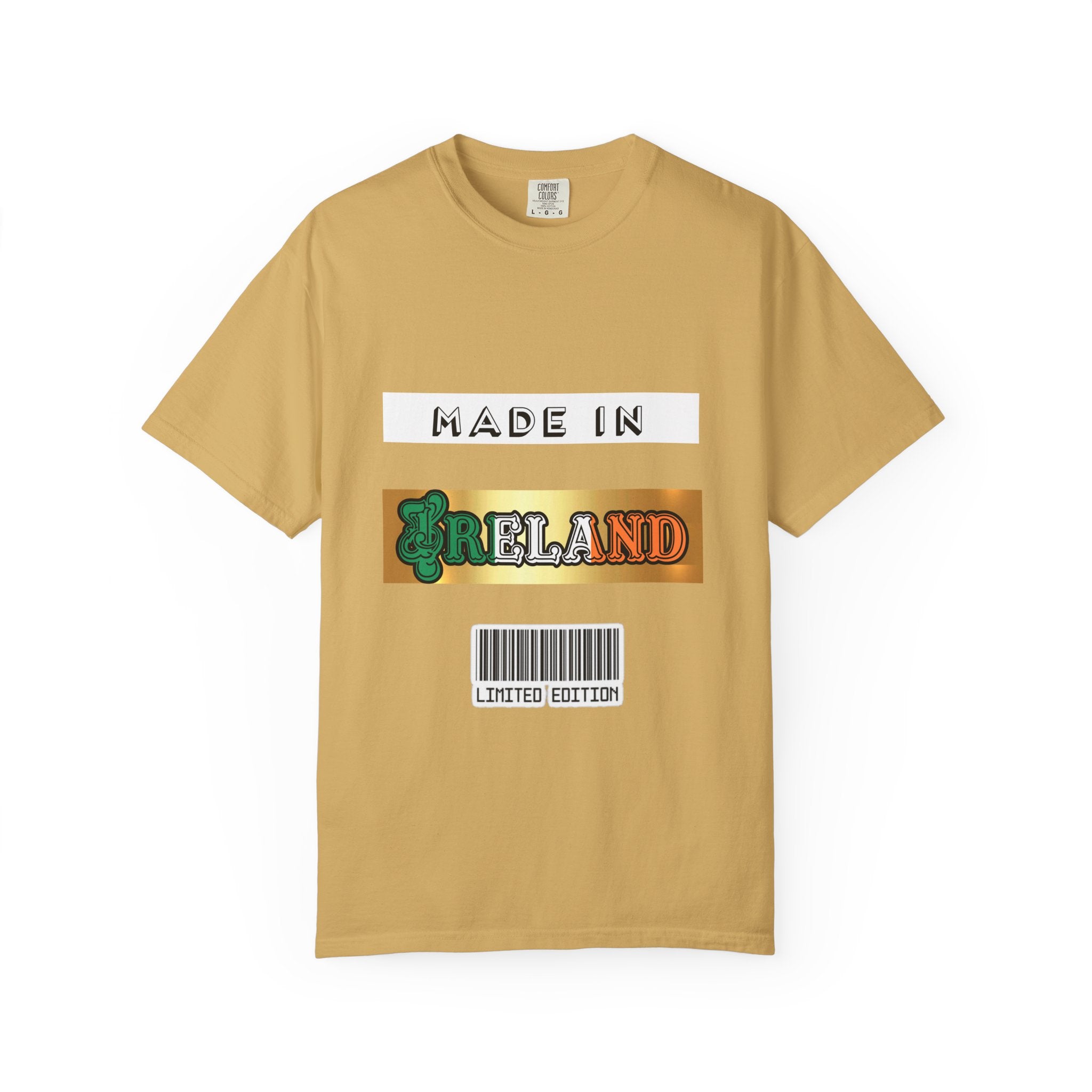 Made in Ireland Limited Edition T-Shirt, Unisex Garment-Dyed Tee for Travel Lovers, Gifts for St. Patrick's Day, Irish Pride Apparel