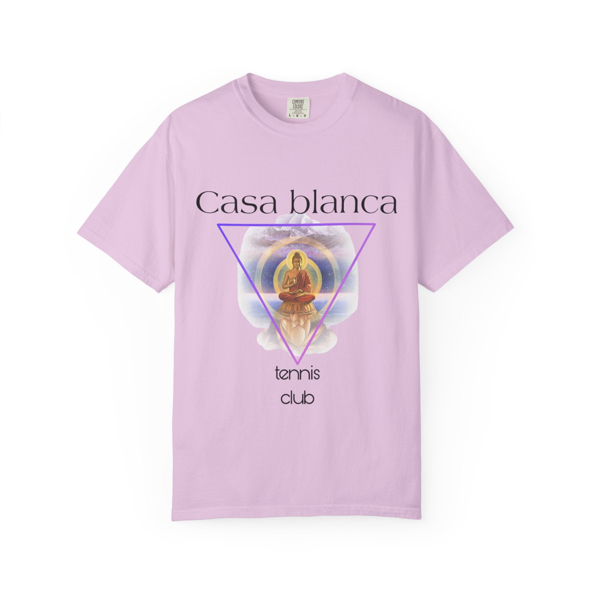 Casa Blanca Tennis Club T-Shirt | Unisex, Garment-Dyed, Casual Wear, Summer Outfit, Tennis Enthusiast Gift, Sporty Style