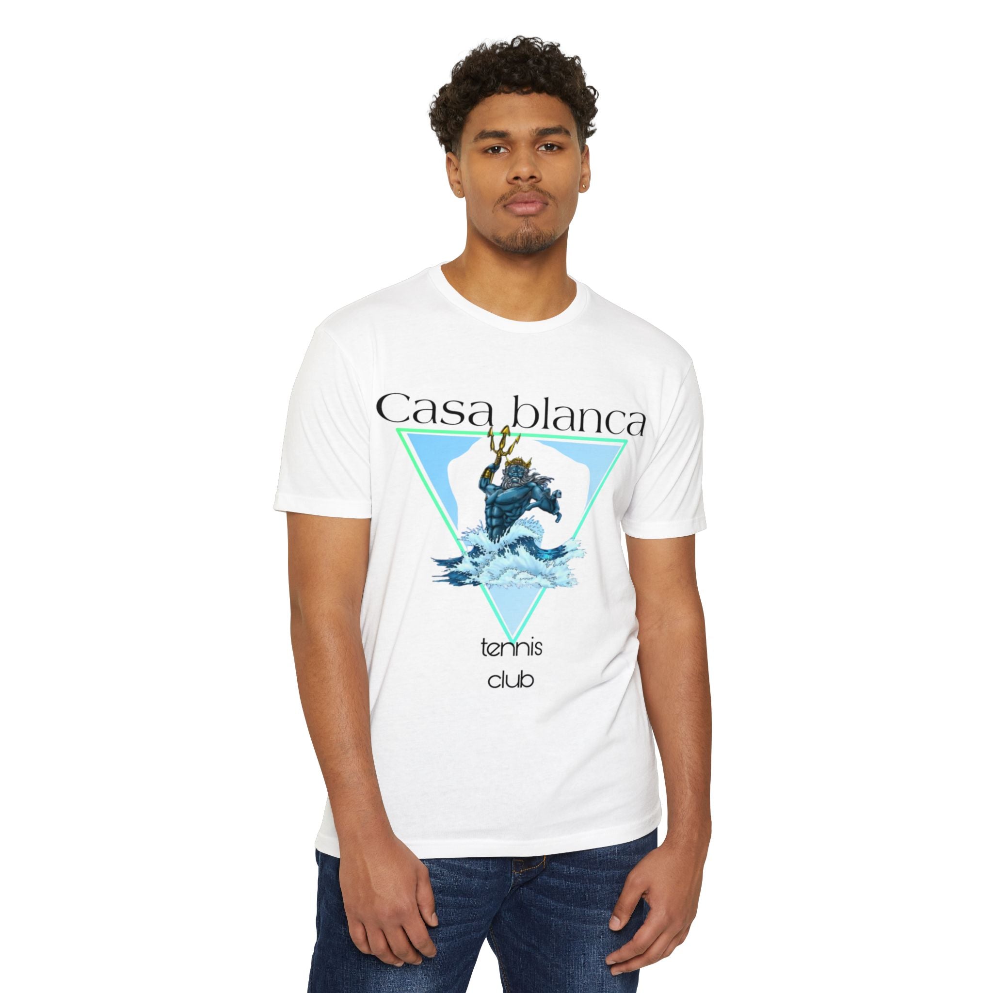 Casa Blanca Tennis Club Graphic T-Shirt | Vintage Style Tee, Casual Summer Wear, Gift for Tennis Lovers, Beach Day Essential
