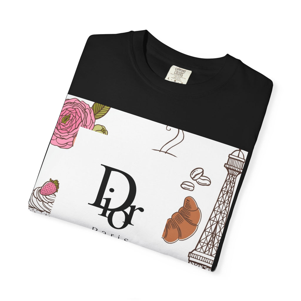 Parisian Chic Garment-Dyed T-Shirt with Bicycle and Eiffel Tower Design, Unisex Tee for Travel Lovers, Perfect Gift for Birthdays, [...]