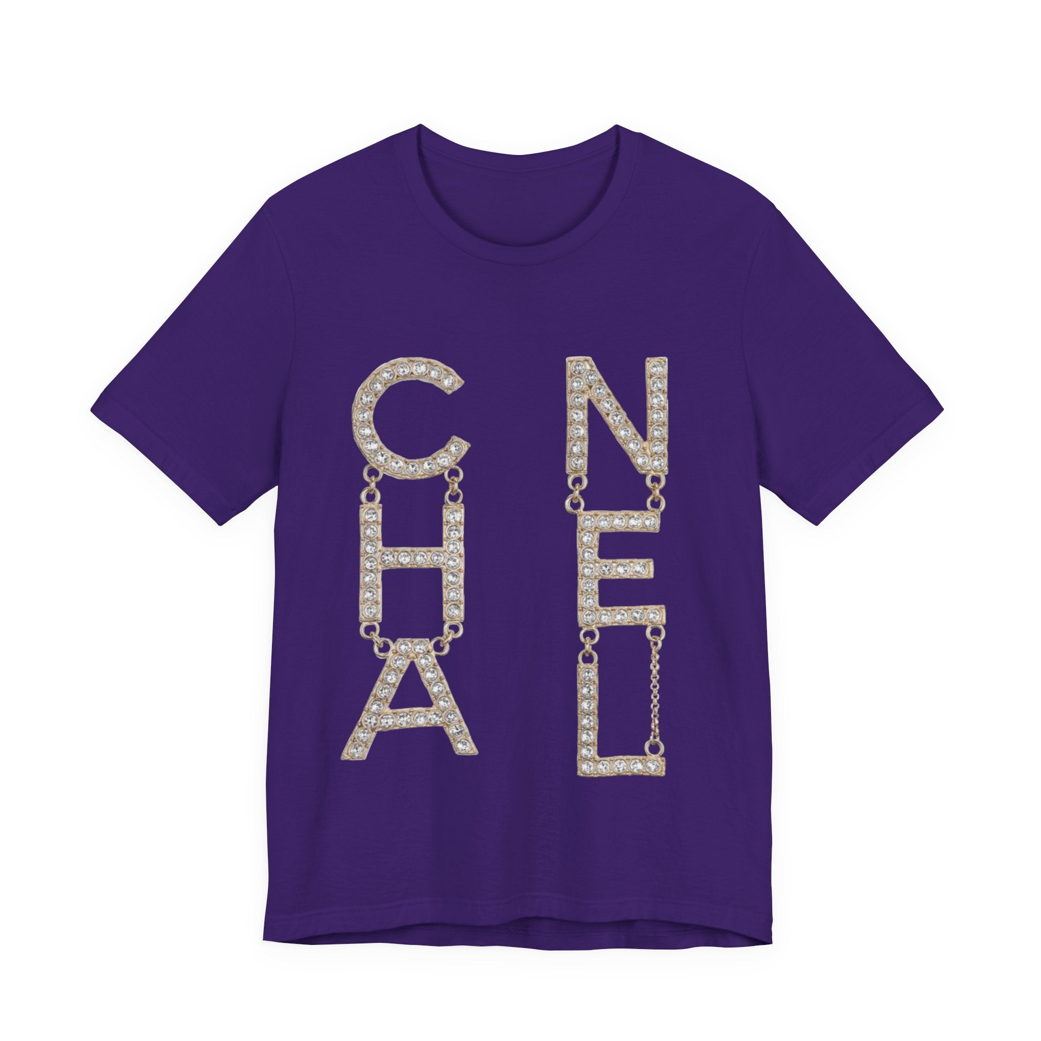 Chic Short Sleeve Tee with Designer-Inspired Text, Trendy Streetwear, Fashion Statement, Gift for Fashion Lovers, Casual Wear, [...]