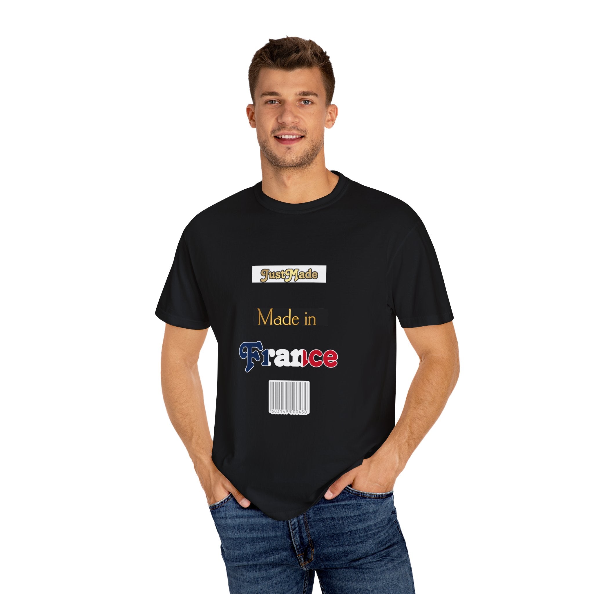 Garment-Dyed T-shirt with Unique Made in France Design, Casual Tee, Fashion Statement, Gift for Fashion Lovers, Everyday Wear, [...]