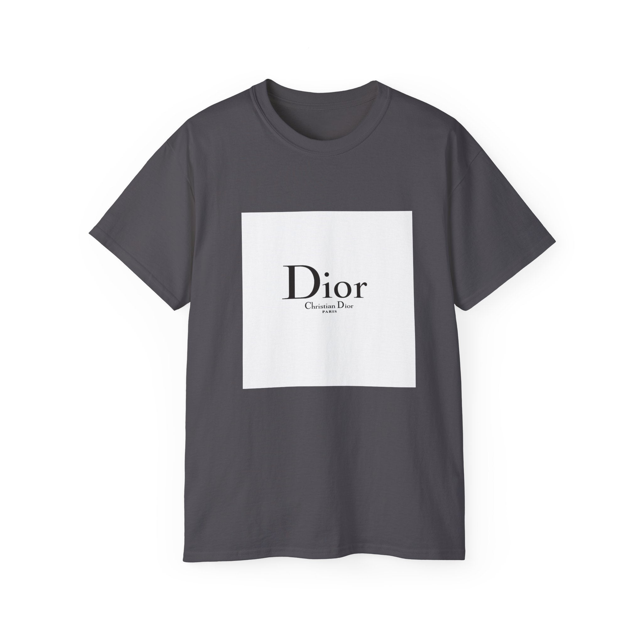 Chic Statement Tee - Dior Inspired Unisex Cotton T-Shirt, Everyday Casual Wear, Fashionable Gift, Stylish Layering Piece, Trendy Streetwear