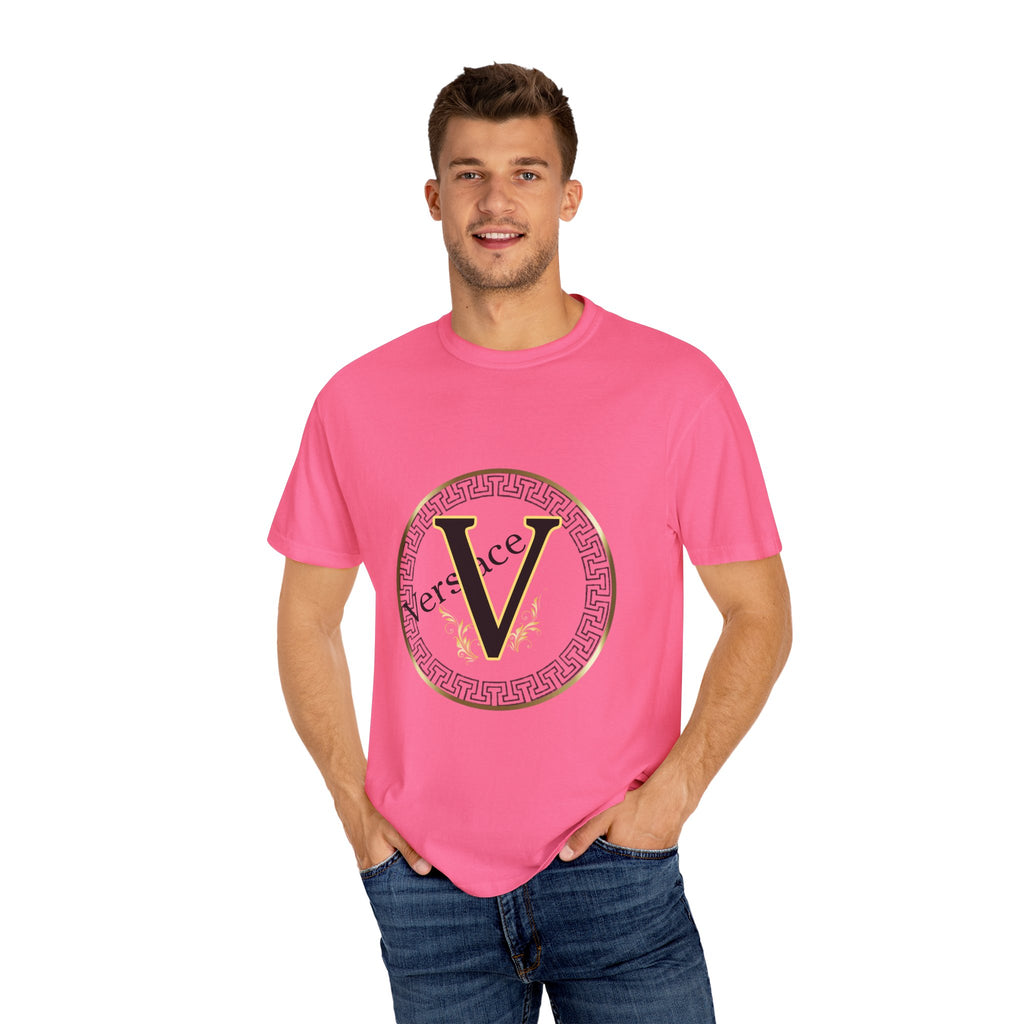Versace-Inspired Unisex T-Shirt, Trendy Graphic Tee, Casual Wear, Gift for Fashion Lovers, Stylish Everyday Shirt