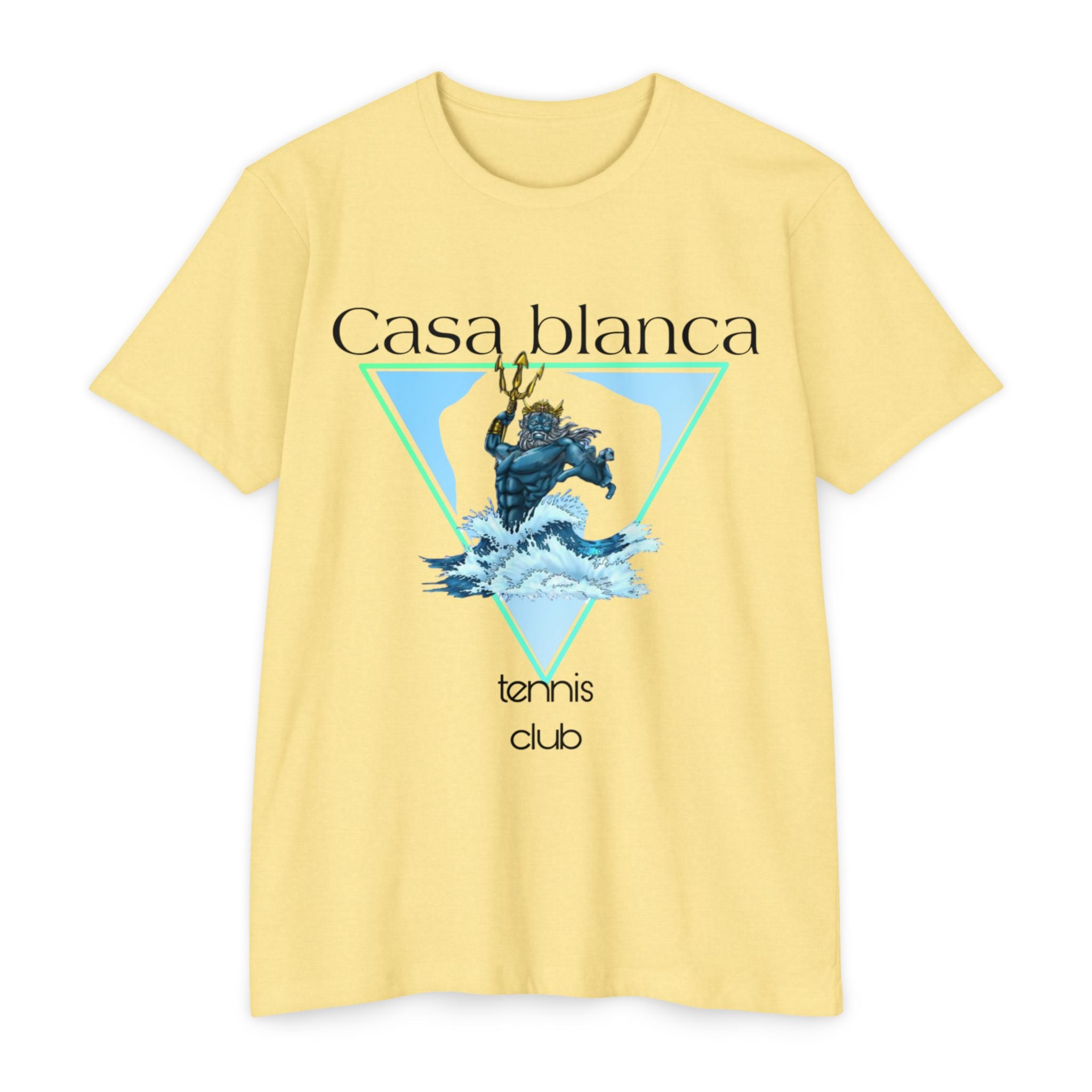 Casa Blanca Tennis Club Graphic T-Shirt | Vintage Style Tee, Casual Summer Wear, Gift for Tennis Lovers, Beach Day Essential