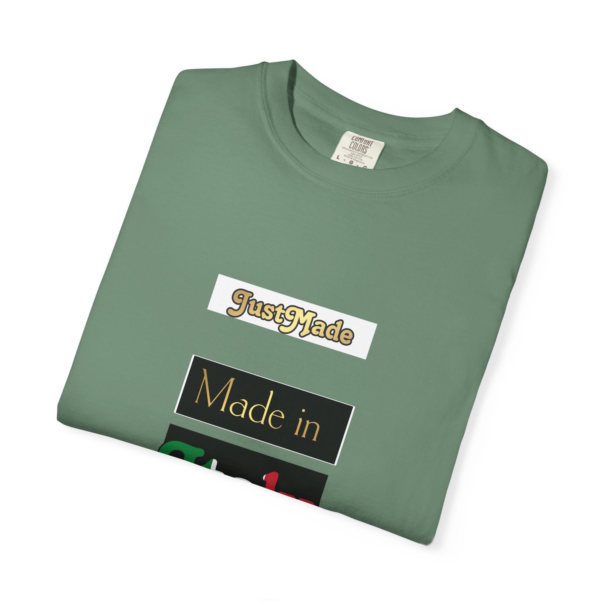 Italian-Inspired Unisex T-Shirt, Just Made Design, Perfect for Travel, Gifts, Casual Wear, Unique Fashion Statement