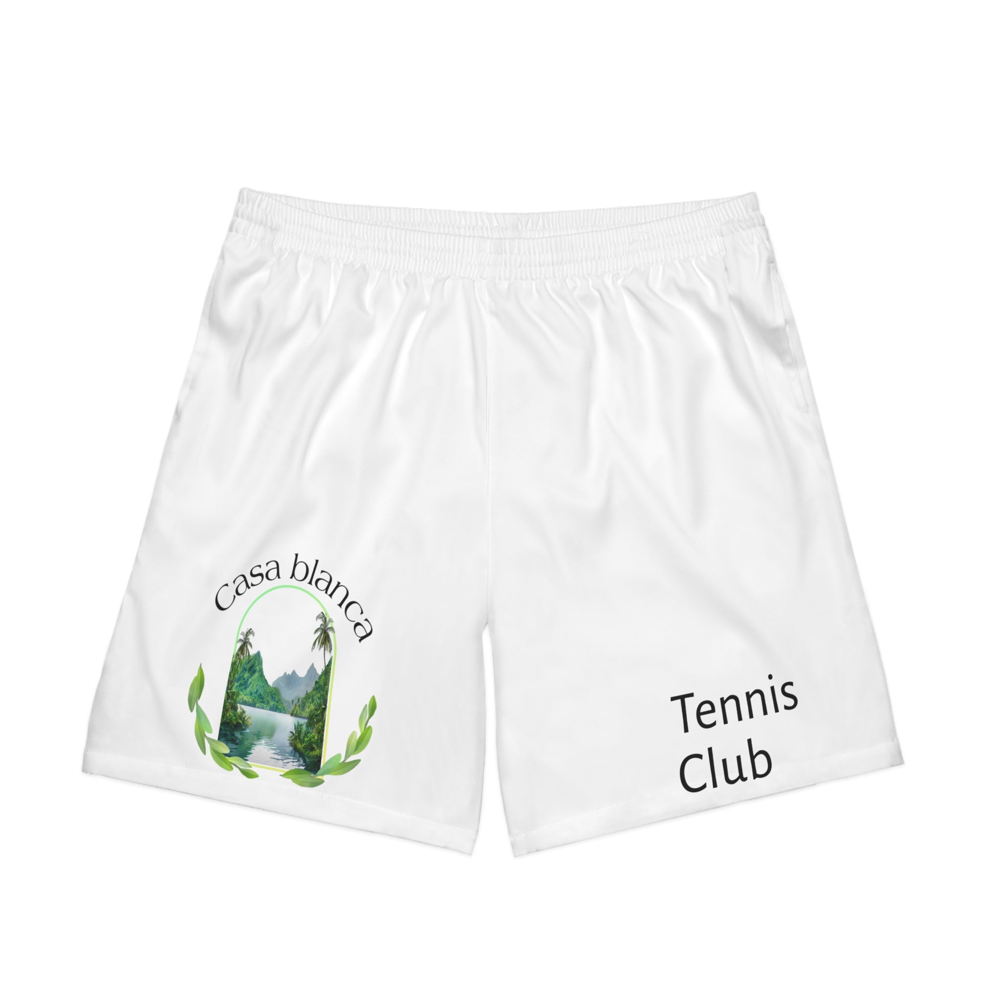 Men's Elastic Beach Shorts (AOP)