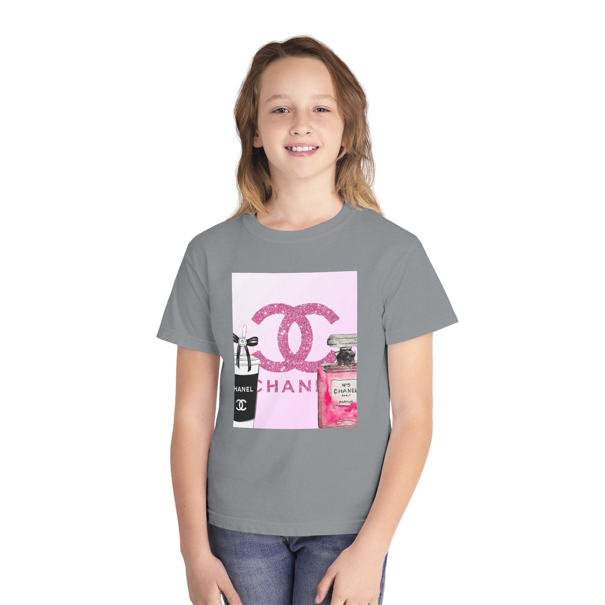 Chic Youth Midweight Tee, Stylish Kids Shirt, Fashion T-Shirt, Gift for Fashion Lovers, Trendy Youth Apparel, Birthday Outfit