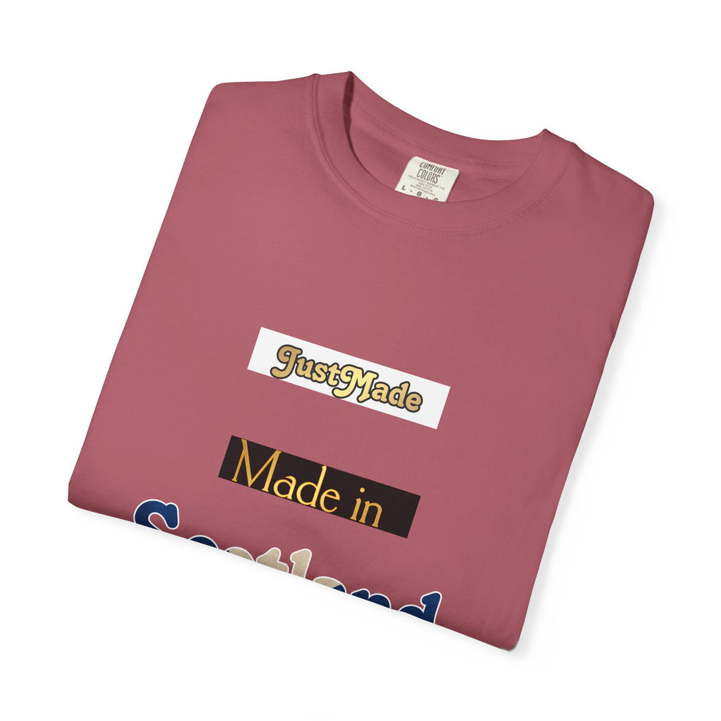 Scottish Vibes T-Shirt, Casual Tee, Gift for Travelers, Summer Fashion, Unisex Apparel, Made in Scotland Shirt