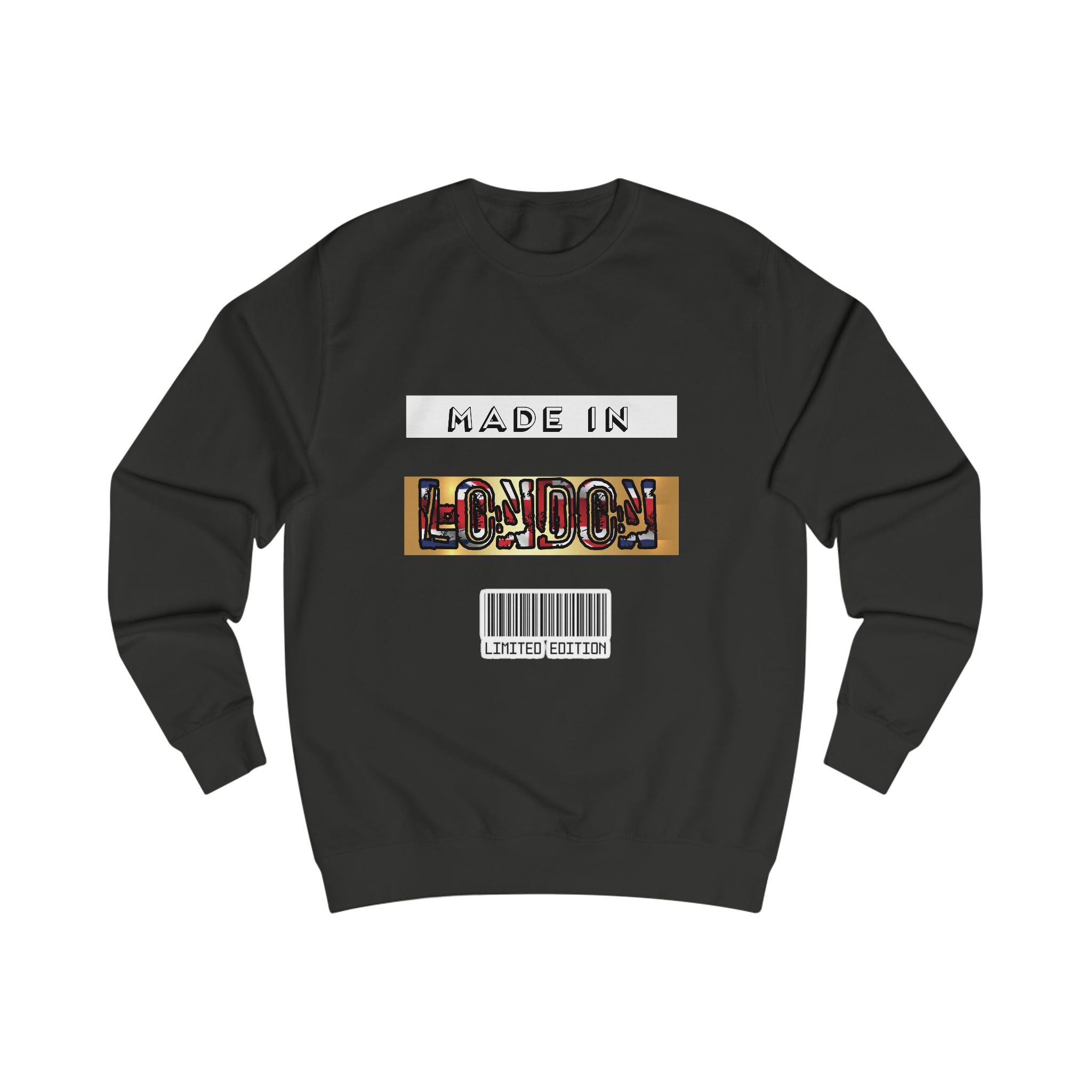 Made in London Unisex Sweatshirt - Trendy Casual Wear for London Lovers, Limited Edition Apparel, Perfect for Travel Enthusiasts, Gift Ideas