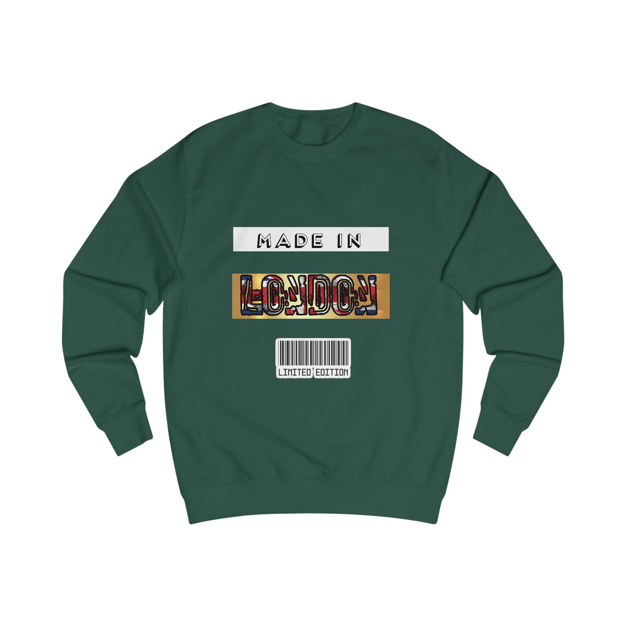 Made in London Unisex Sweatshirt - Trendy Casual Wear for London Lovers, Limited Edition Apparel, Perfect for Travel Enthusiasts, Gift Ideas