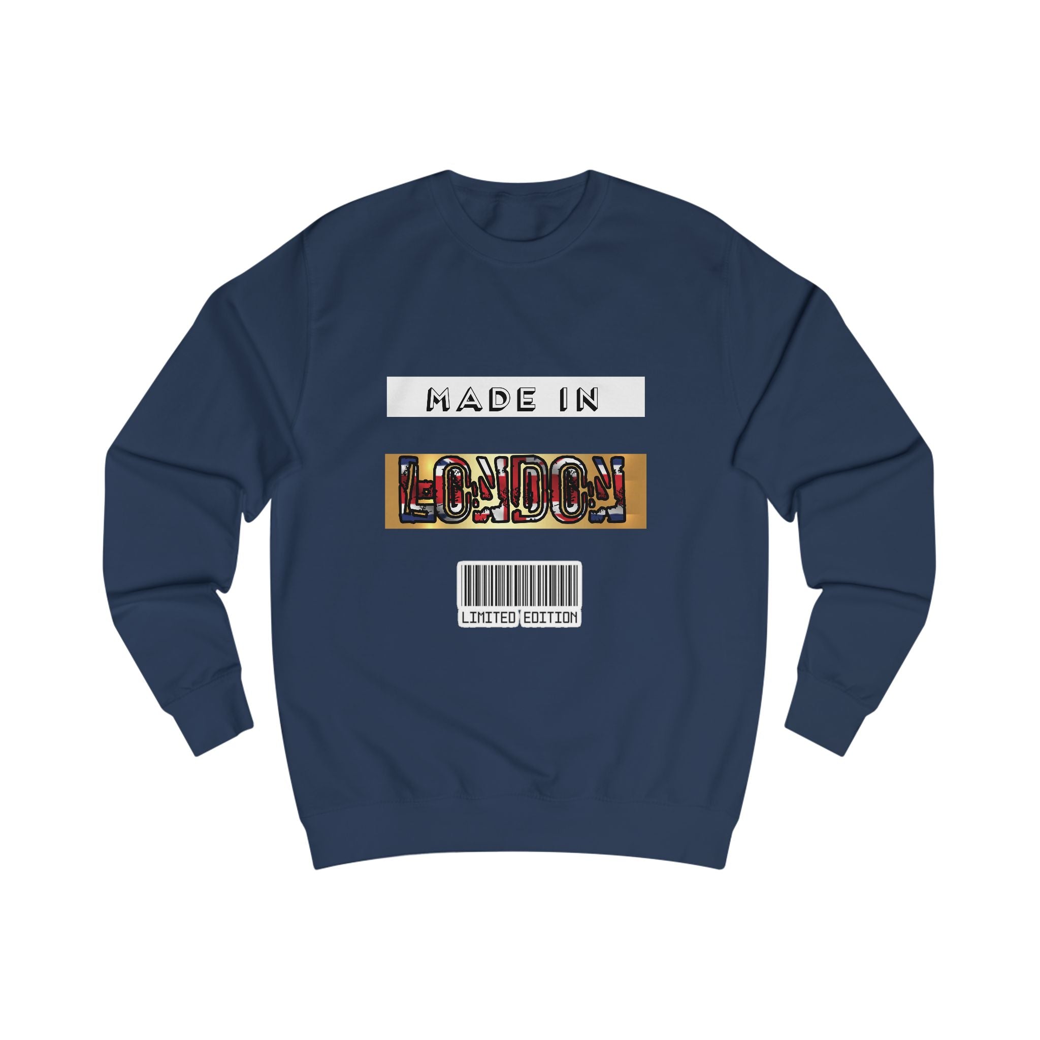 Made in London Unisex Sweatshirt - Trendy Casual Wear for London Lovers, Limited Edition Apparel, Perfect for Travel Enthusiasts, Gift Ideas