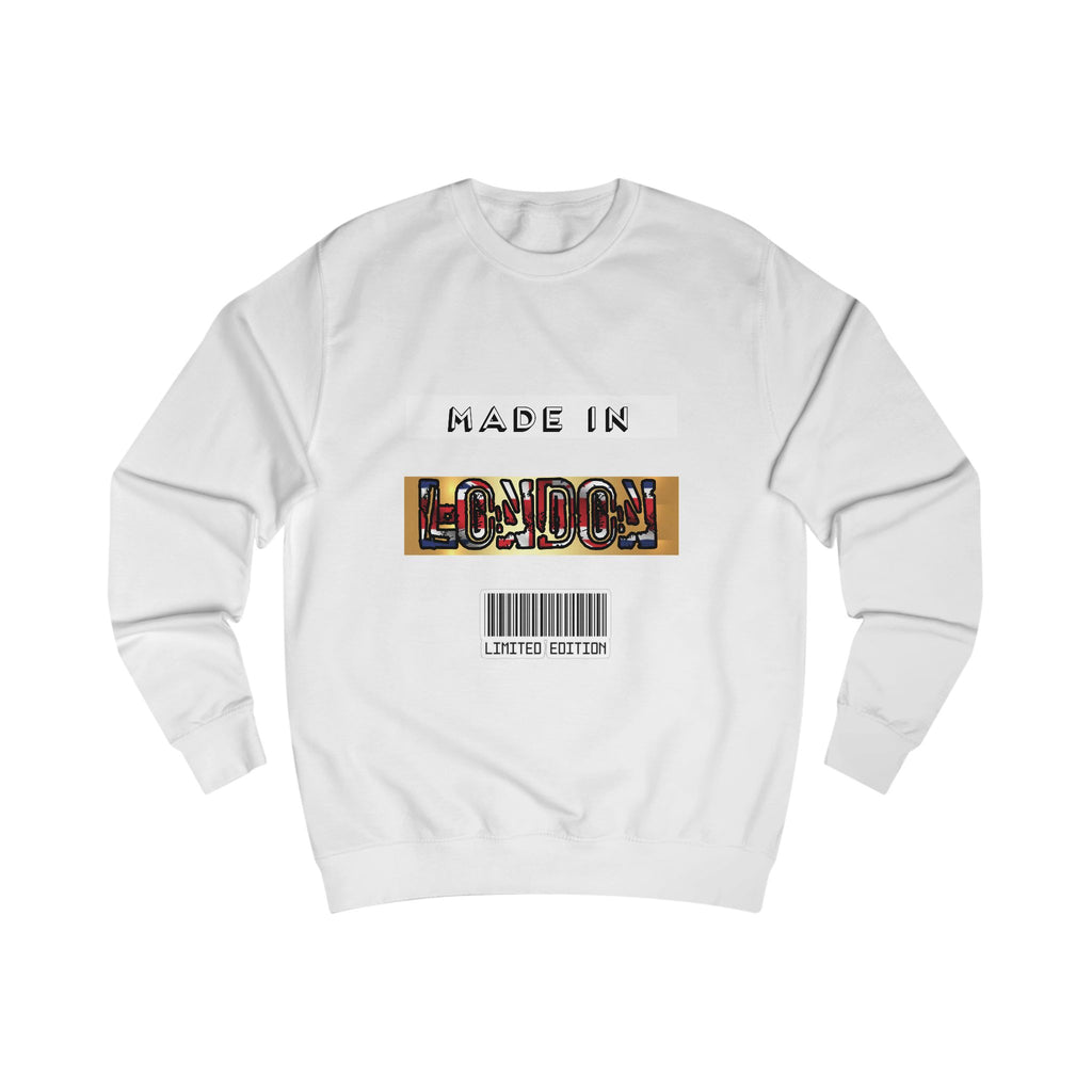 Made in London Unisex Sweatshirt - Trendy Casual Wear for London Lovers, Limited Edition Apparel, Perfect for Travel Enthusiasts, Gift Ideas