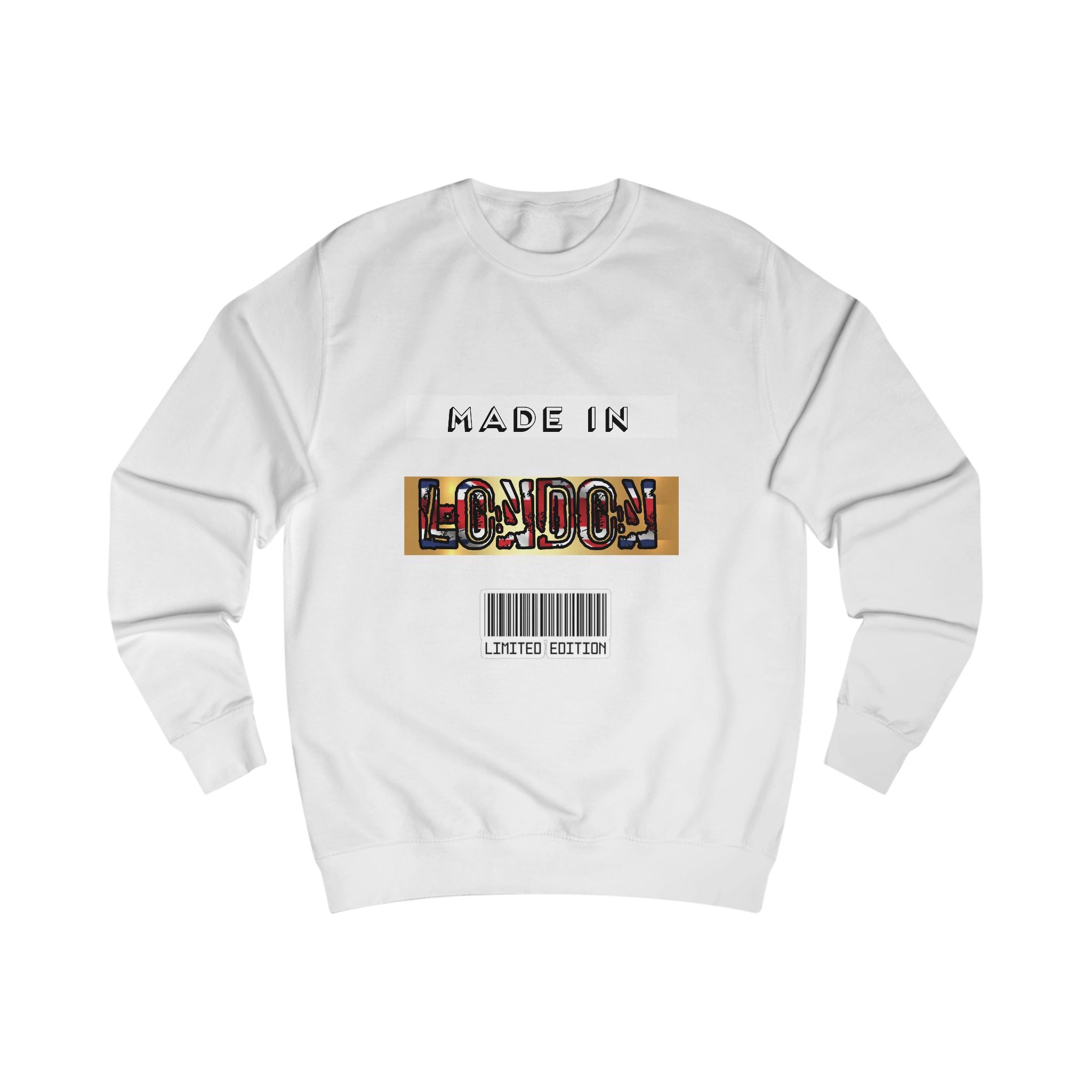 Made in London Unisex Sweatshirt - Trendy Casual Wear for London Lovers, Limited Edition Apparel, Perfect for Travel Enthusiasts, Gift Ideas