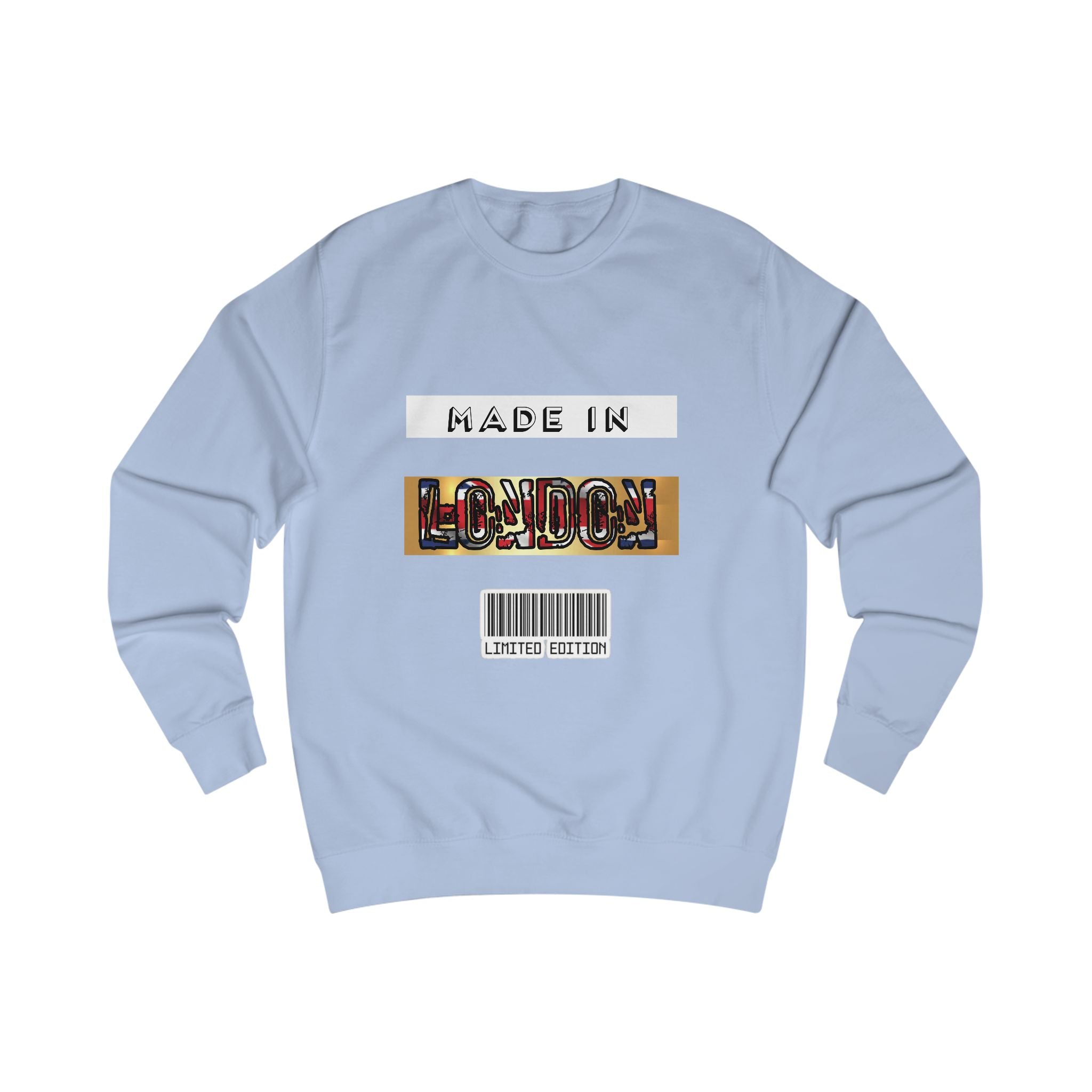 Made in London Unisex Sweatshirt - Trendy Casual Wear for London Lovers, Limited Edition Apparel, Perfect for Travel Enthusiasts, Gift Ideas