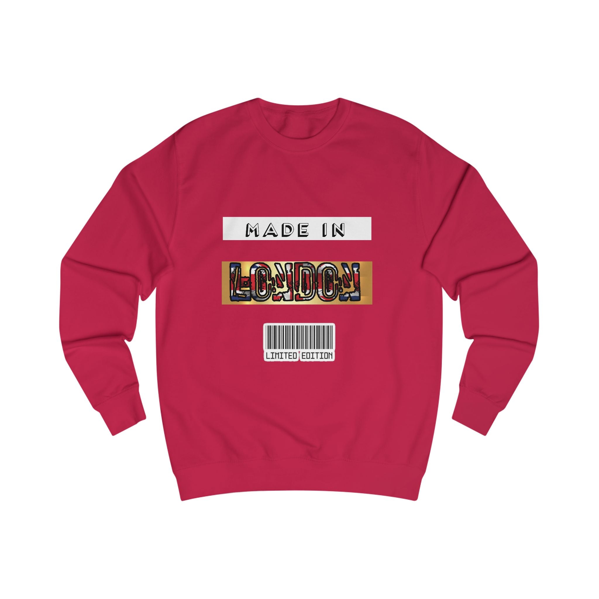 Made in London Unisex Sweatshirt - Trendy Casual Wear for London Lovers, Limited Edition Apparel, Perfect for Travel Enthusiasts, Gift Ideas
