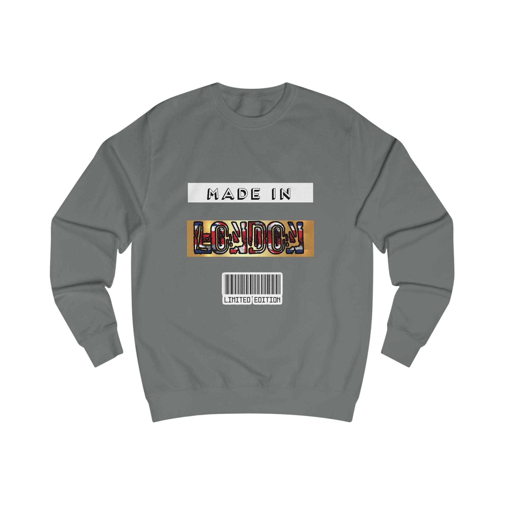 Made in London Unisex Sweatshirt - Trendy Casual Wear for London Lovers, Limited Edition Apparel, Perfect for Travel Enthusiasts, Gift Ideas