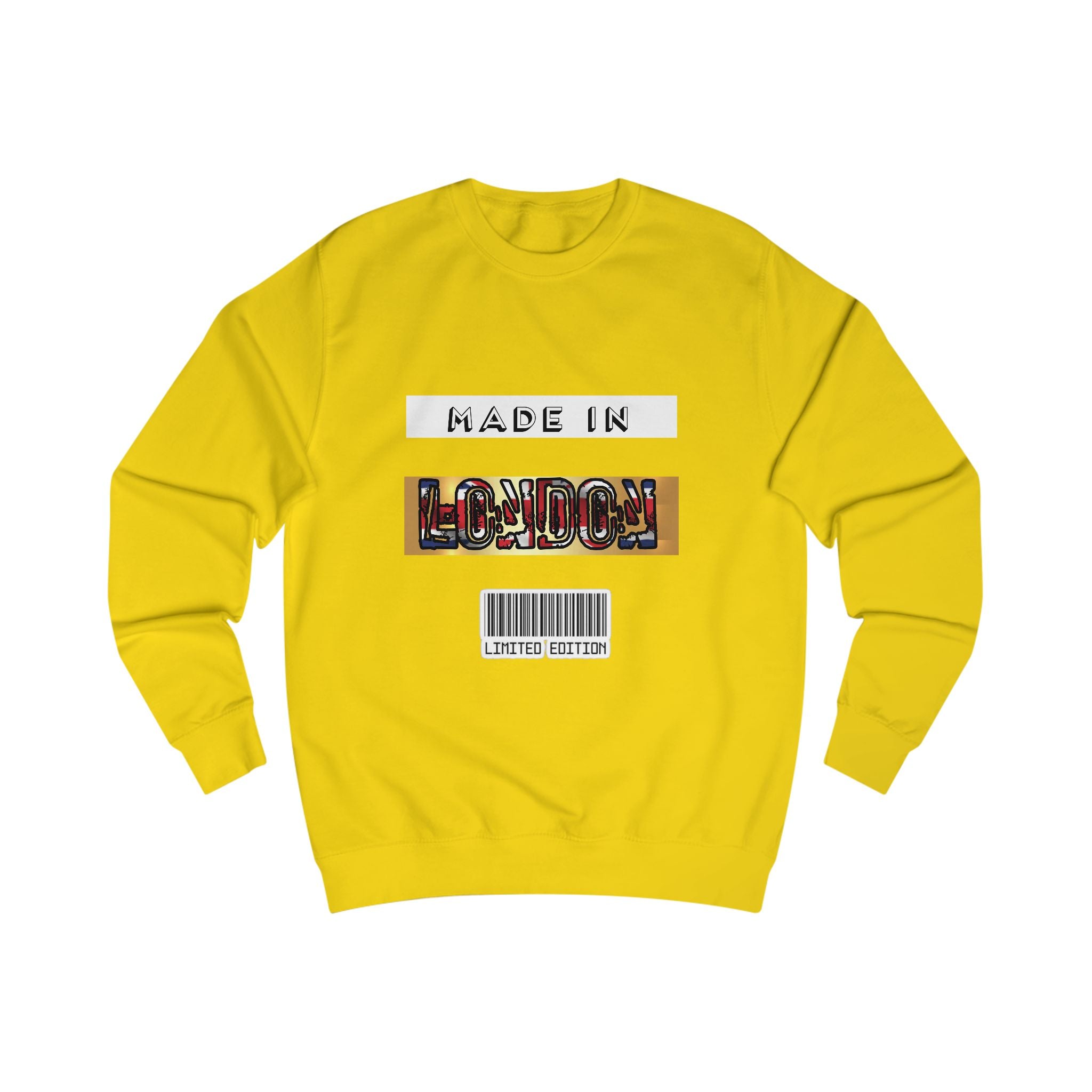 Made in London Unisex Sweatshirt - Trendy Casual Wear for London Lovers, Limited Edition Apparel, Perfect for Travel Enthusiasts, Gift Ideas