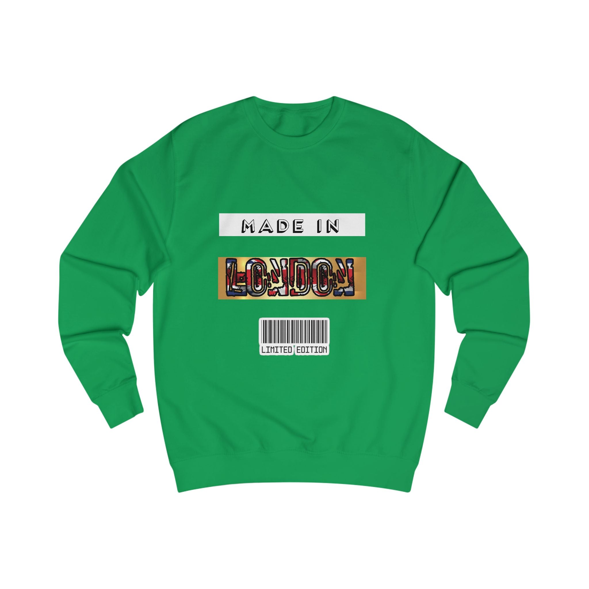 Made in London Unisex Sweatshirt - Trendy Casual Wear for London Lovers, Limited Edition Apparel, Perfect for Travel Enthusiasts, Gift Ideas