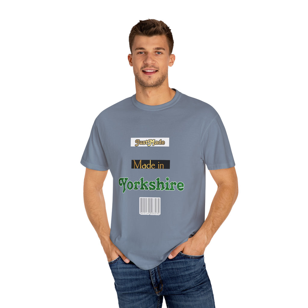 Yorkshire Made Unisex T-Shirt, Casual Wear, Gift for Him or Her, Unique Design, Summer Outing, Travel Tee