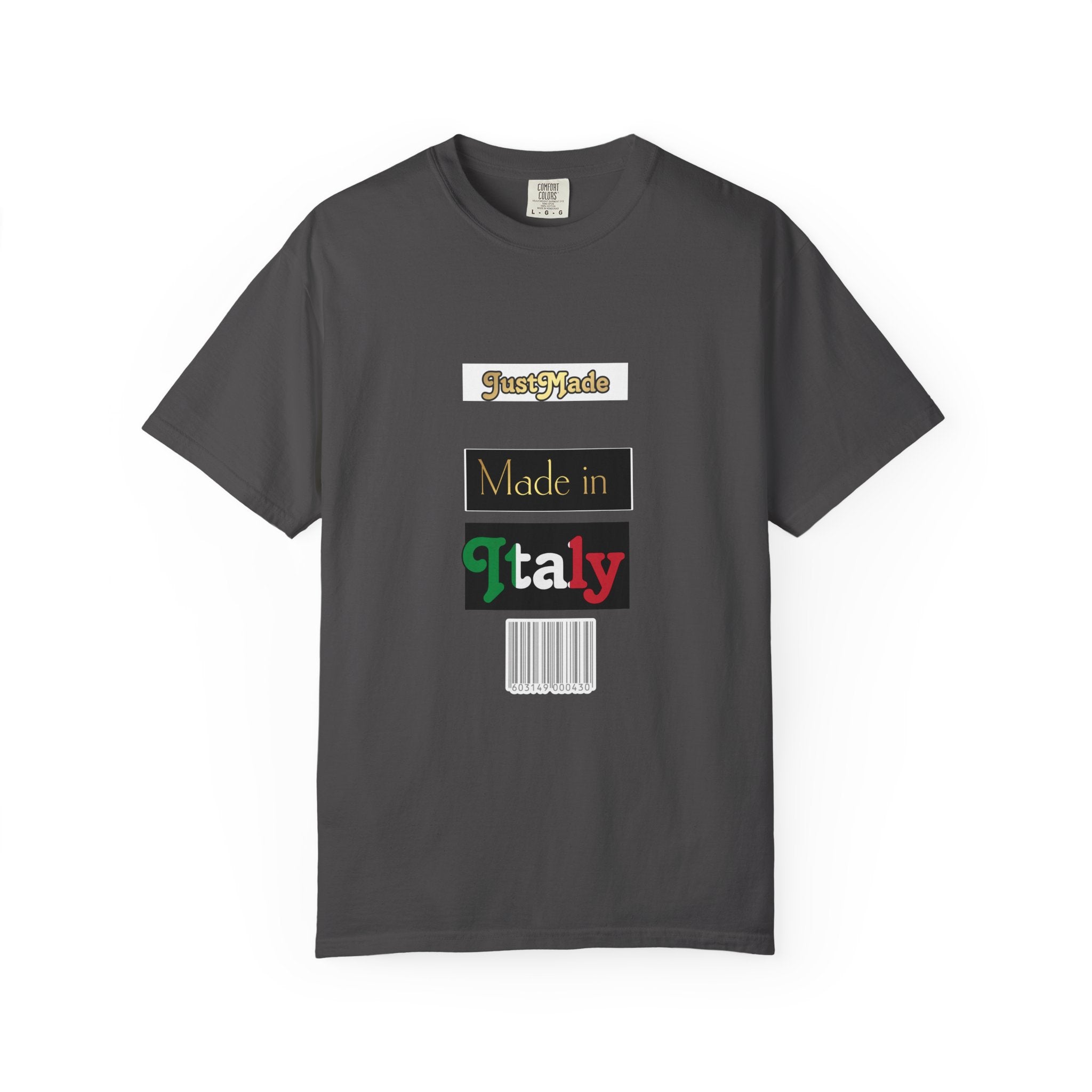 Italian-Inspired Unisex T-Shirt, Just Made Design, Perfect for Travel, Gifts, Casual Wear, Unique Fashion Statement