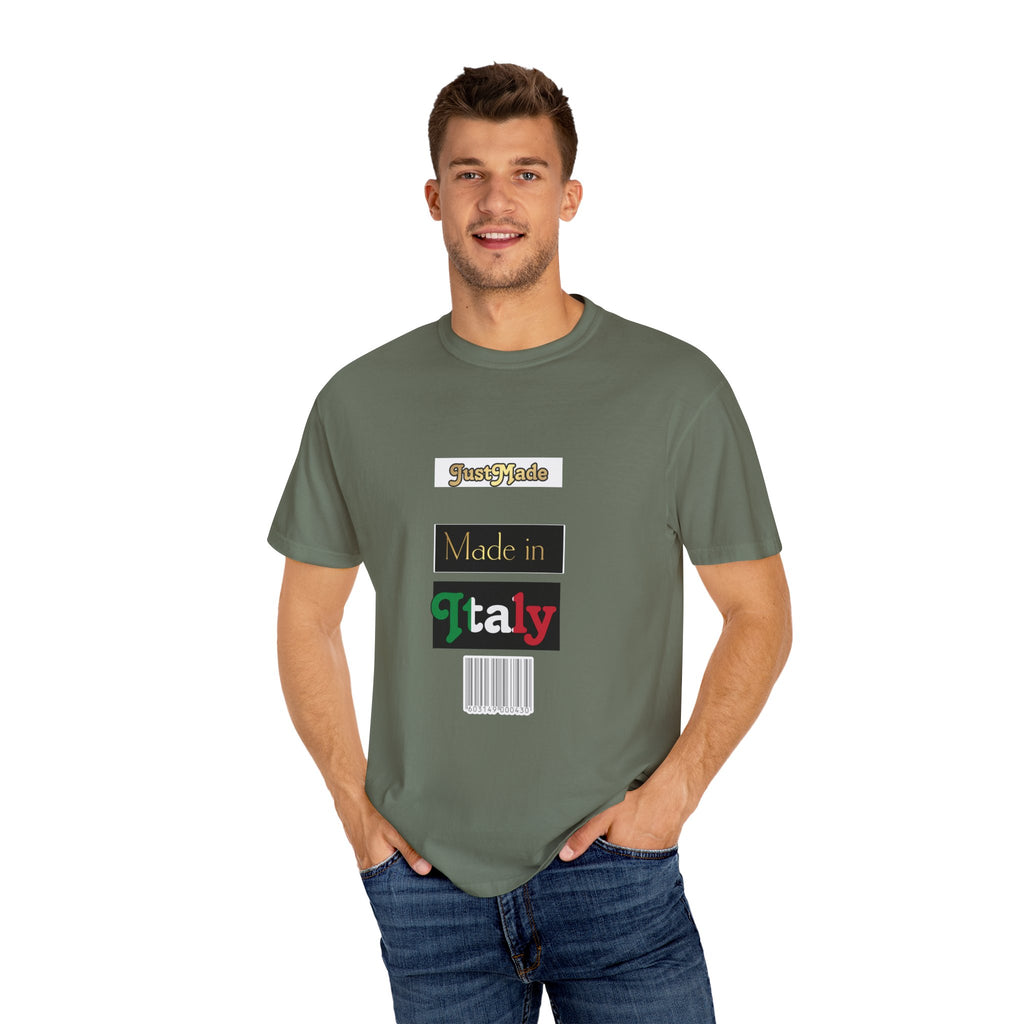 Italian-Inspired Unisex T-Shirt, Just Made Design, Perfect for Travel, Gifts, Casual Wear, Unique Fashion Statement