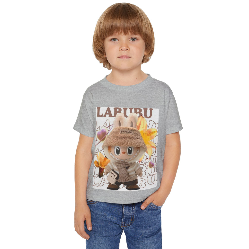 Cute Toddler T-Shirt with Lapubu Design, Fun Spring Apparel for Kids, Perfect Birthday Gift, Everyday Wear, Children's Fashion