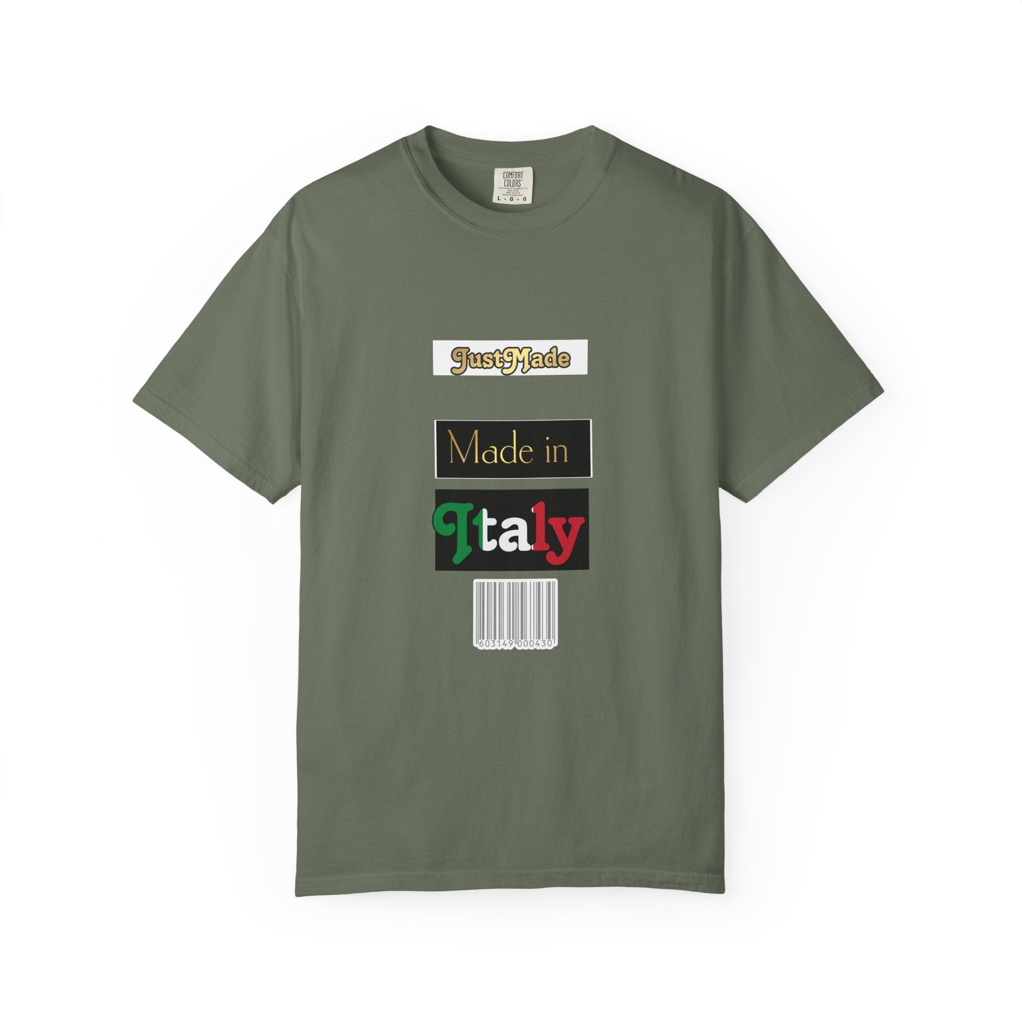 Italian-Inspired Unisex T-Shirt, Just Made Design, Perfect for Travel, Gifts, Casual Wear, Unique Fashion Statement