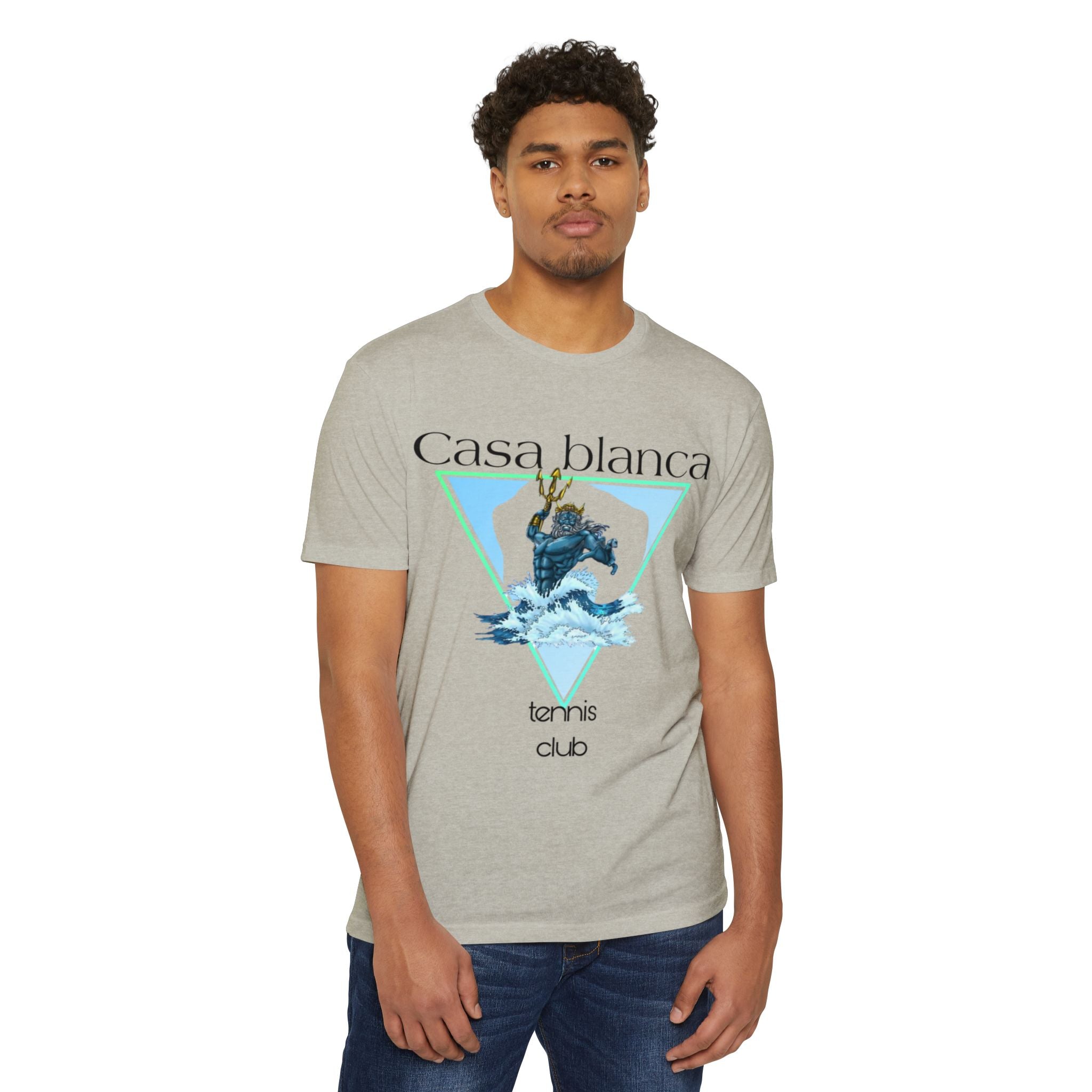 Casa Blanca Tennis Club Graphic T-Shirt | Vintage Style Tee, Casual Summer Wear, Gift for Tennis Lovers, Beach Day Essential