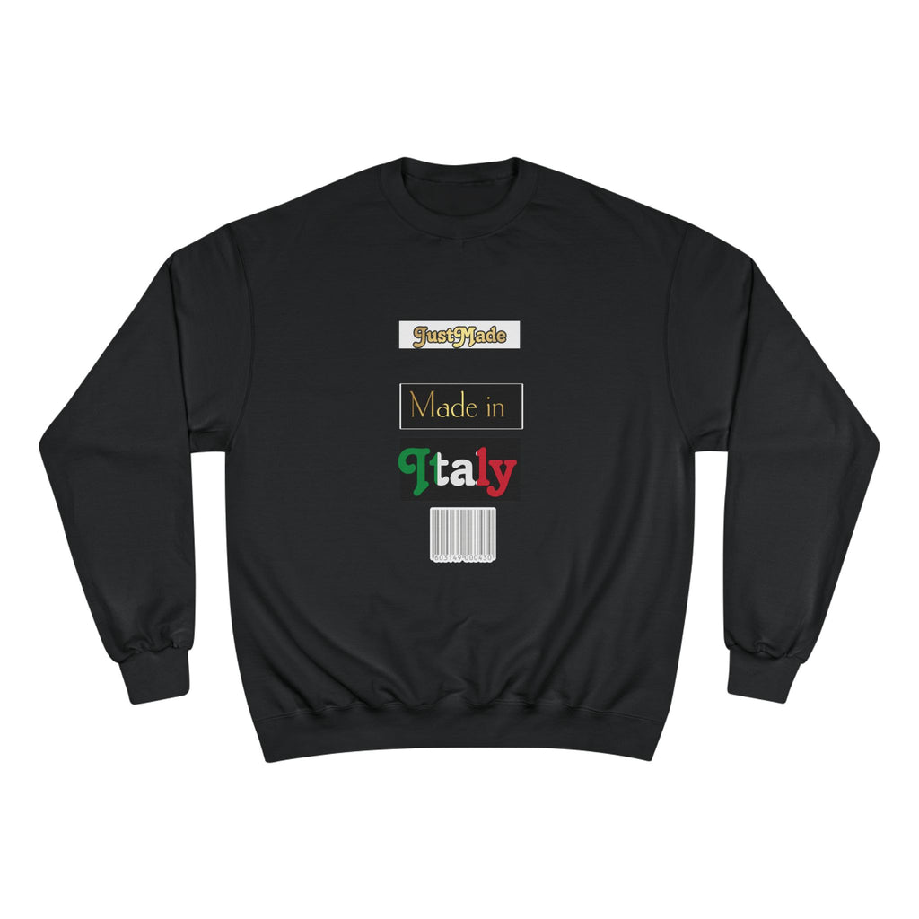 Champion Sweatshirt - Sporty Italian Pride, Made in Italy Gift, Casual Fashion, Cozy Layer, Perfect for All Seasons