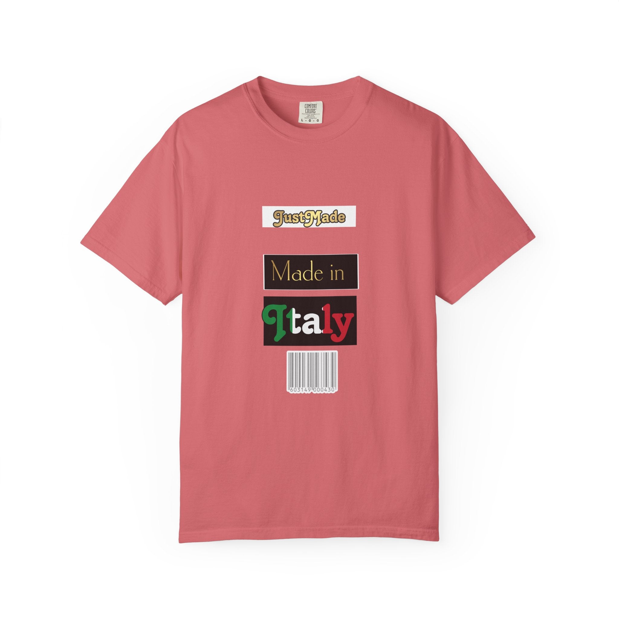 Italian-Inspired Unisex T-Shirt, Just Made Design, Perfect for Travel, Gifts, Casual Wear, Unique Fashion Statement