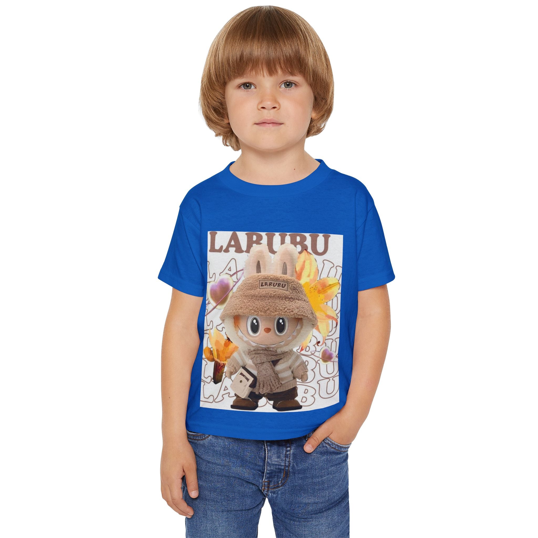 Cute Toddler T-Shirt with Lapubu Design, Fun Spring Apparel for Kids, Perfect Birthday Gift, Everyday Wear, Children's Fashion