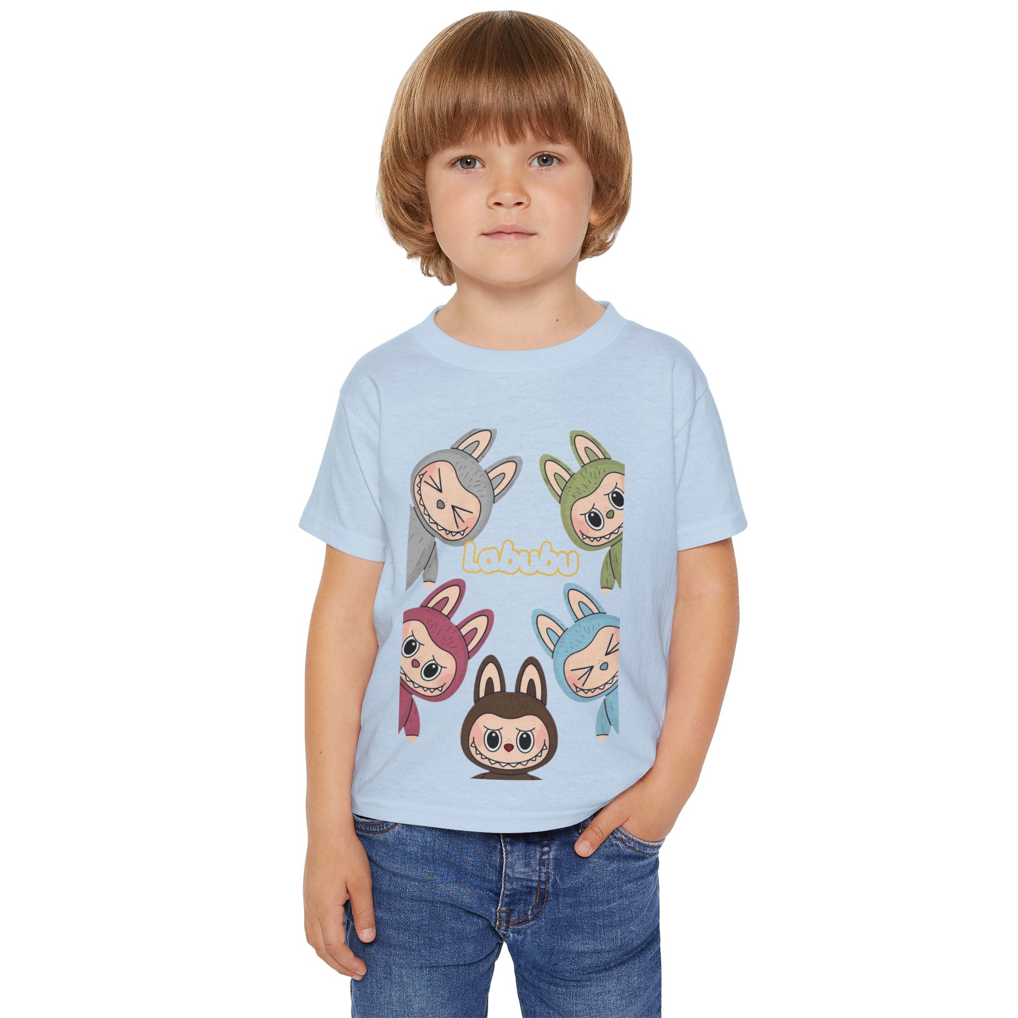 Cute Toddler T-shirt with Adorable Bunny Characters, Kids' Graphic Tee, Animal Print Shirt, Birthday Gift, Easter Outfit, Playful Apparel