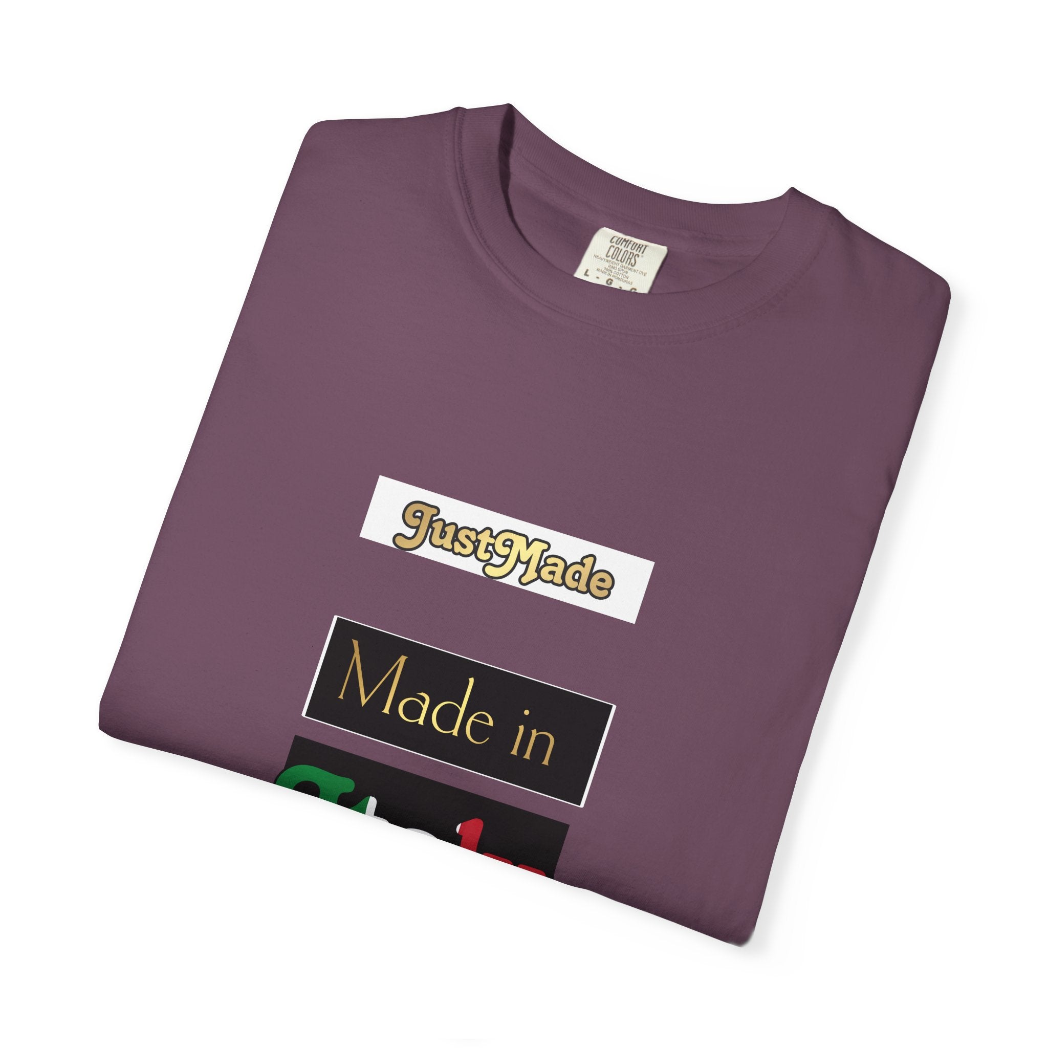 Italian-Inspired Unisex T-Shirt, Just Made Design, Perfect for Travel, Gifts, Casual Wear, Unique Fashion Statement