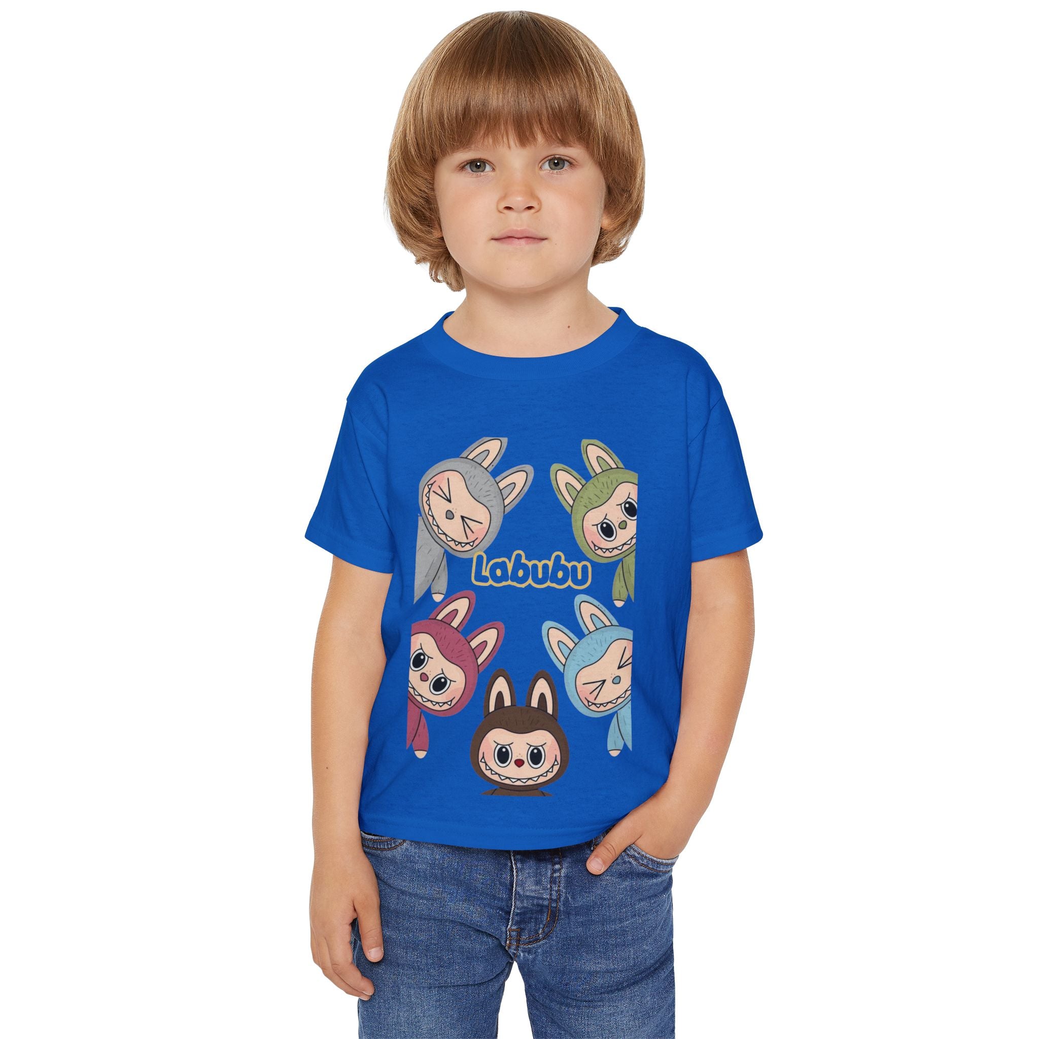 Cute Toddler T-shirt with Adorable Bunny Characters, Kids' Graphic Tee, Animal Print Shirt, Birthday Gift, Easter Outfit, Playful Apparel