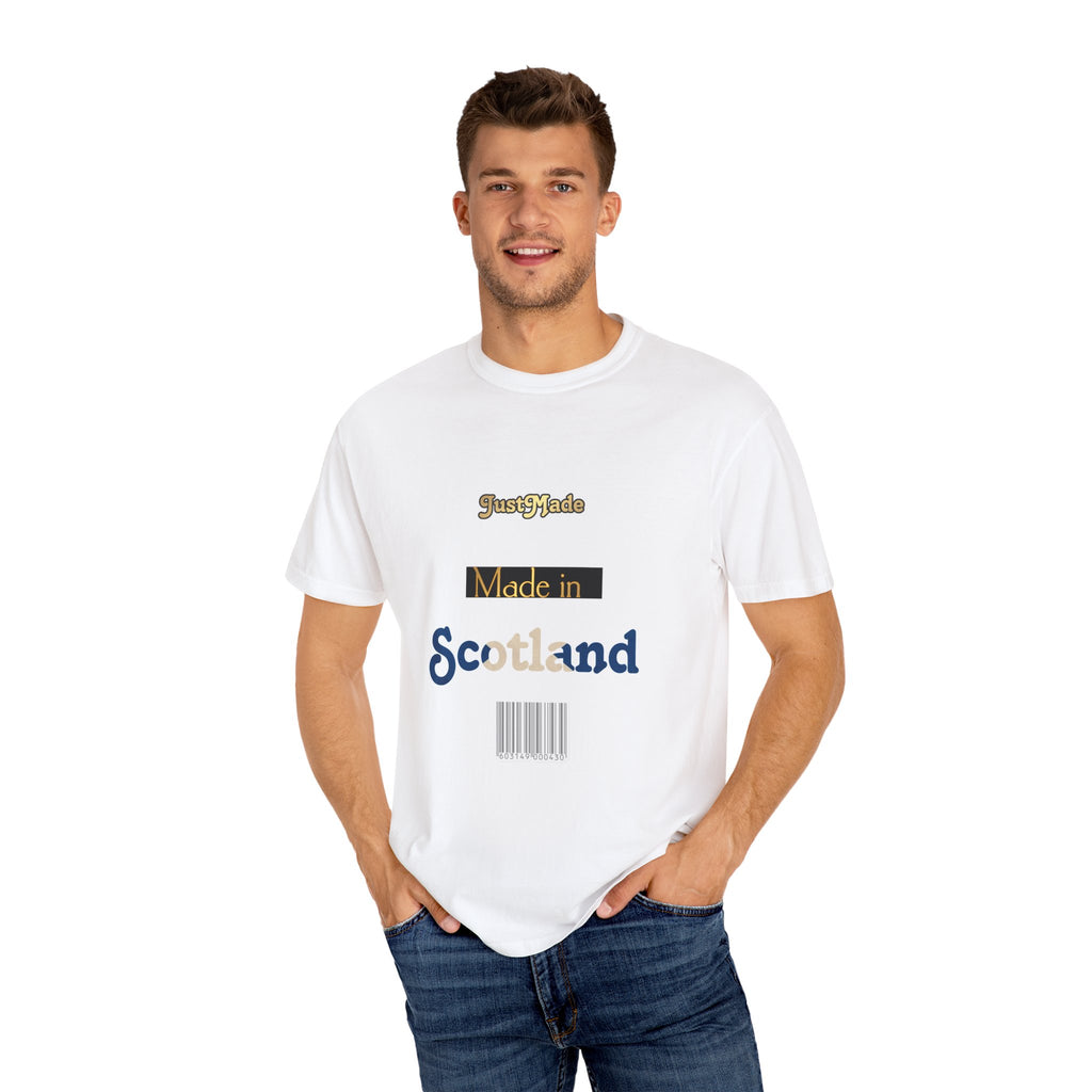 Scottish Vibes T-Shirt, Casual Tee, Gift for Travelers, Summer Fashion, Unisex Apparel, Made in Scotland Shirt