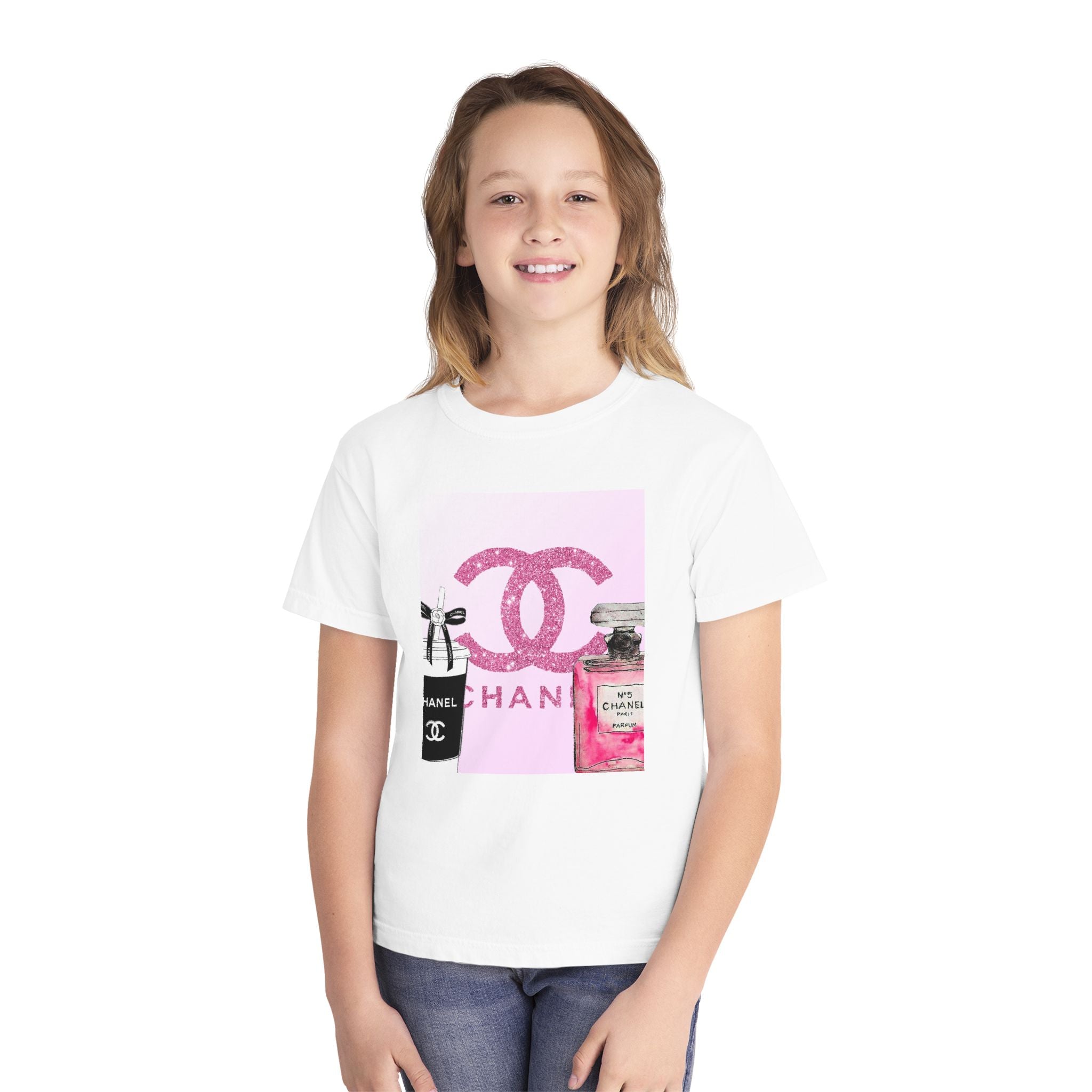 Chic Youth Midweight Tee, Stylish Kids Shirt, Fashion T-Shirt, Gift for Fashion Lovers, Trendy Youth Apparel, Birthday Outfit