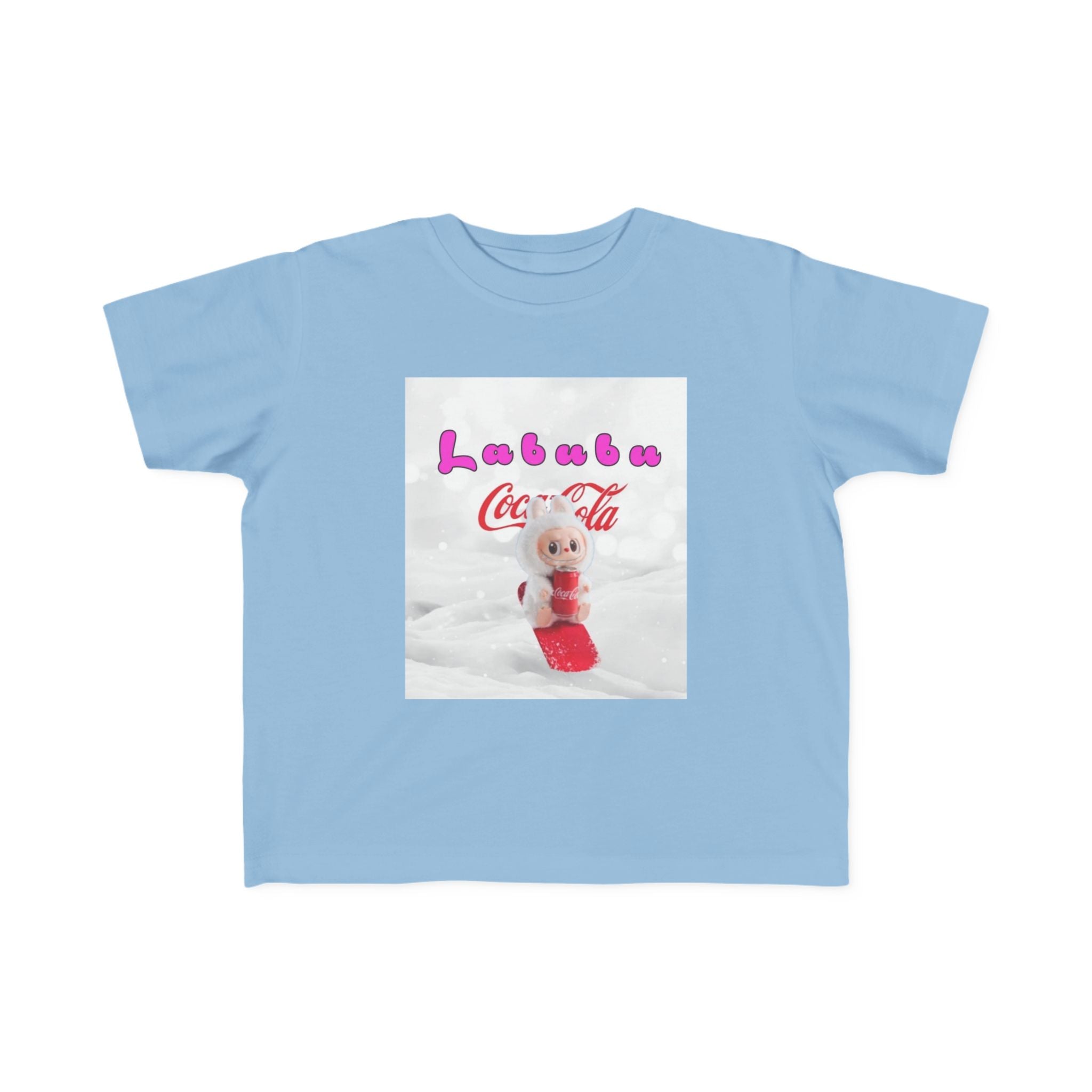 Toddler's Fun Jersey Tee, Cute Cartoon Shirt, Kids' Apparel, Holiday Gift, Playful T-Shirt, Coca-Cola Theme