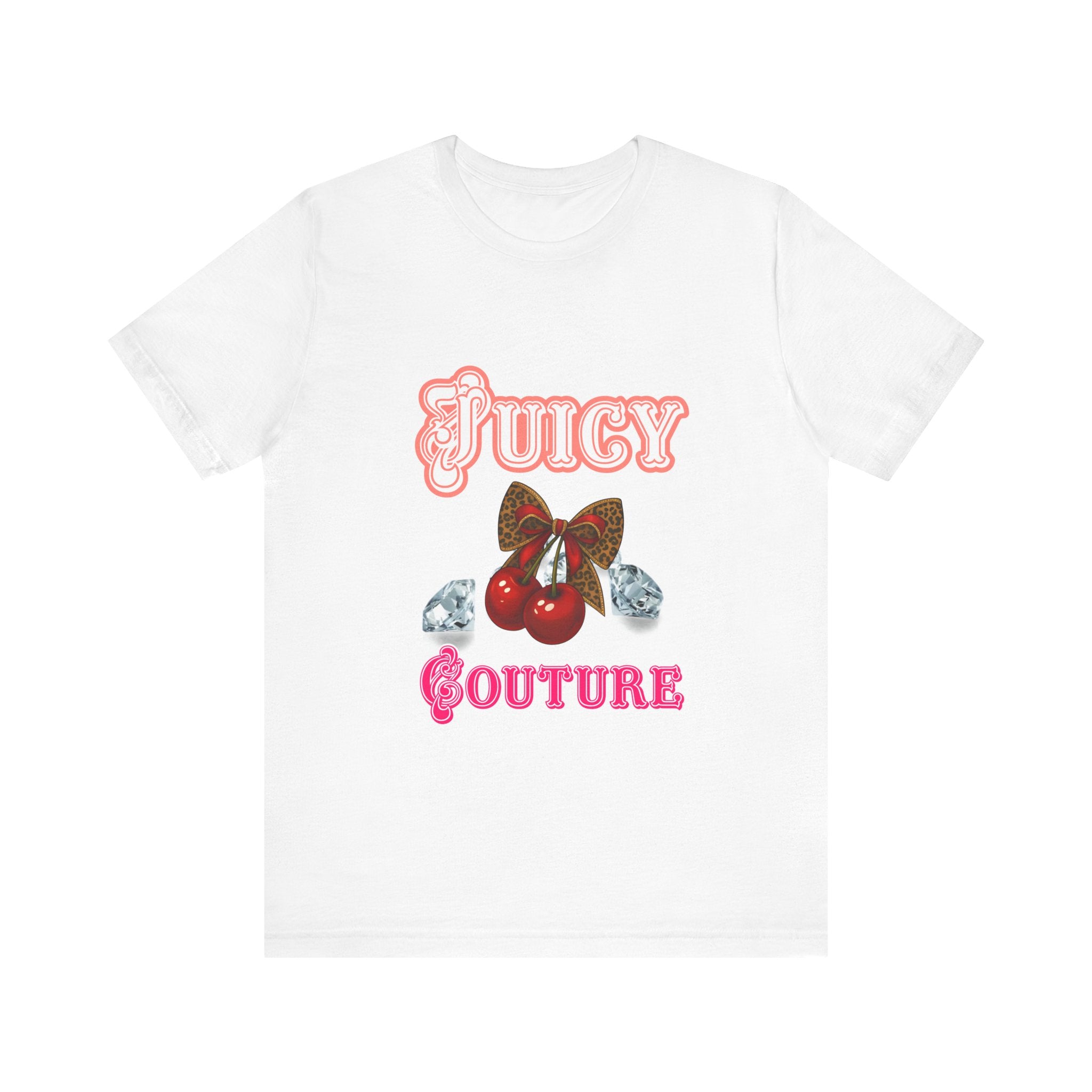 Juicy Couture Butterfly Tee, Trendy Graphic Tee, Fashionable Summer Shirt, Gift for Fashion Lovers, Casual Wear, Stylish Top