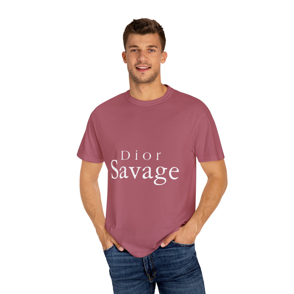 Savage Statement Unisex Garment-Dyed T-Shirt - Trendy Apparel, Casual Wear, Gift for Fashion Lovers, Everyday Style, Unique Design