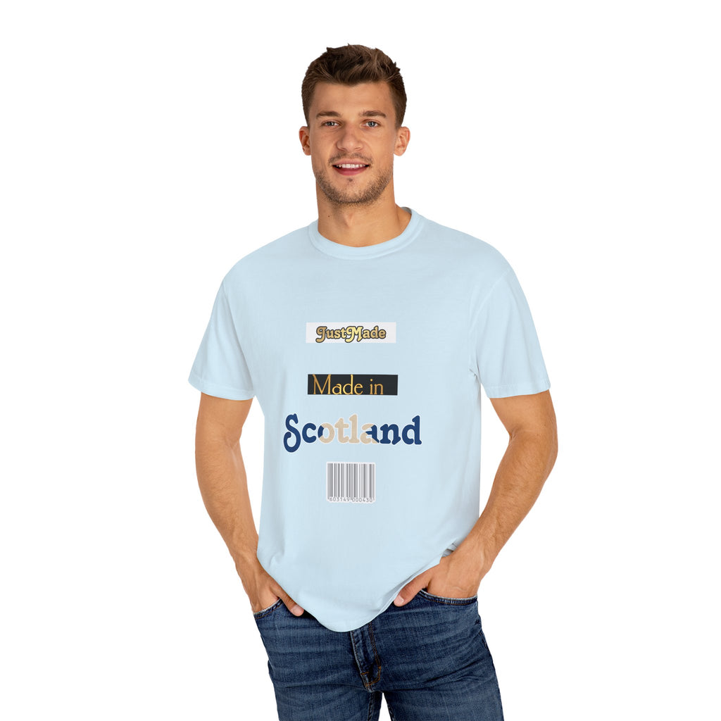 Scottish Vibes T-Shirt, Casual Tee, Gift for Travelers, Summer Fashion, Unisex Apparel, Made in Scotland Shirt