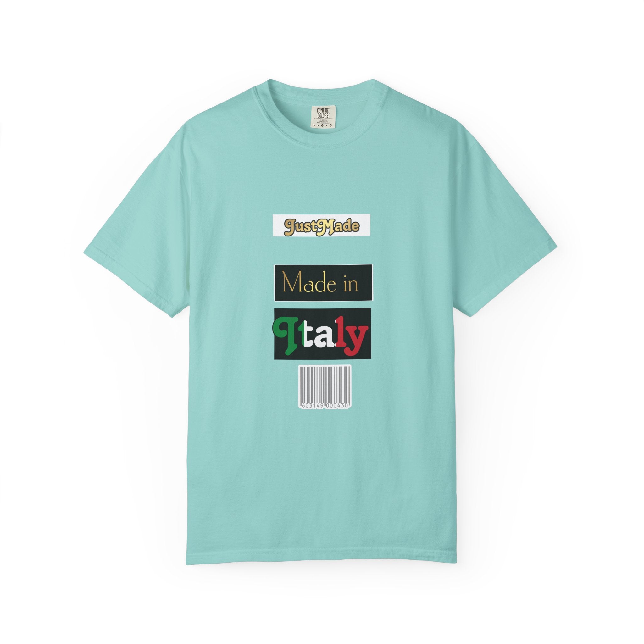 Italian-Inspired Unisex T-Shirt, Just Made Design, Perfect for Travel, Gifts, Casual Wear, Unique Fashion Statement