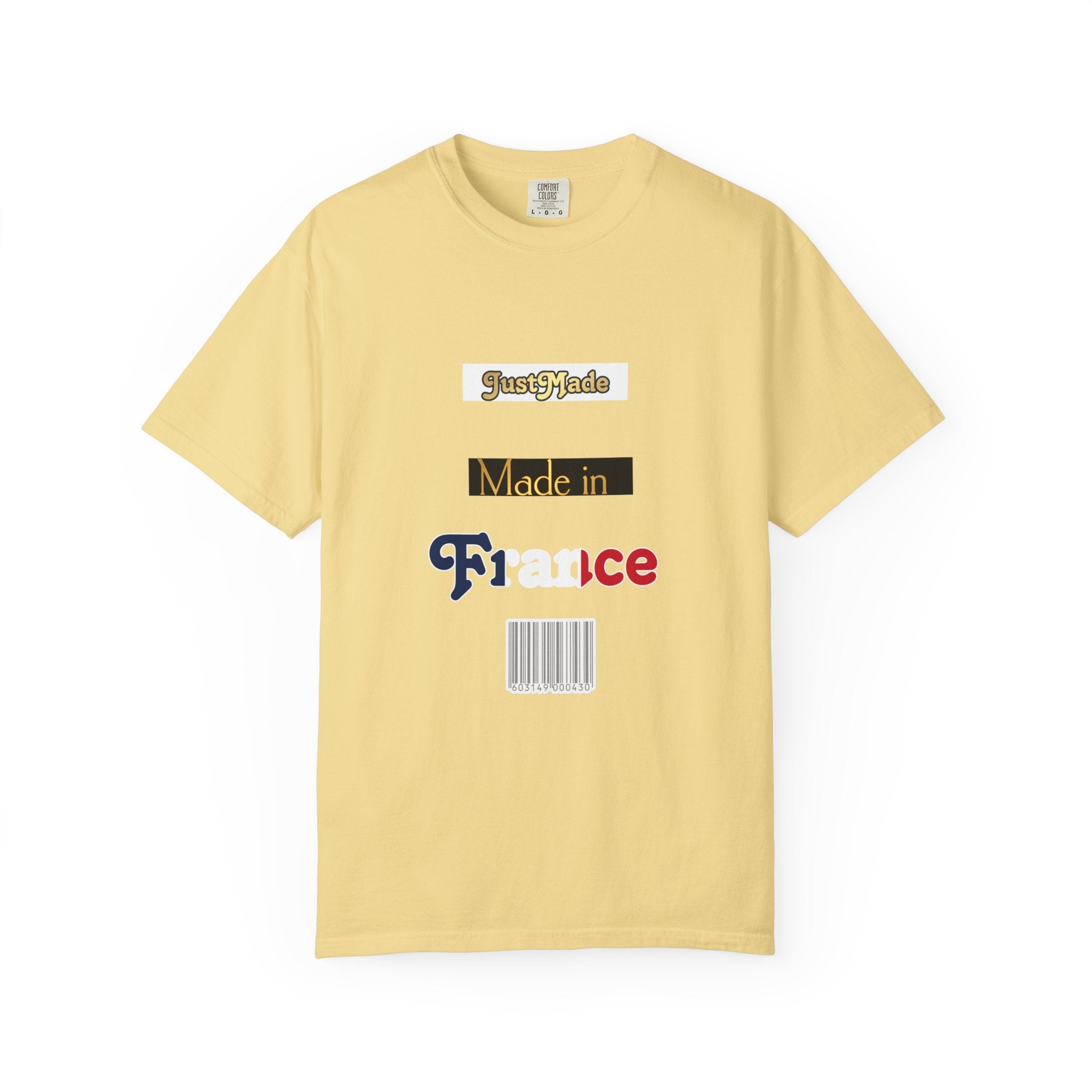 Garment-Dyed T-shirt with Unique Made in France Design, Casual Tee, Fashion Statement, Gift for Fashion Lovers, Everyday Wear, [...]