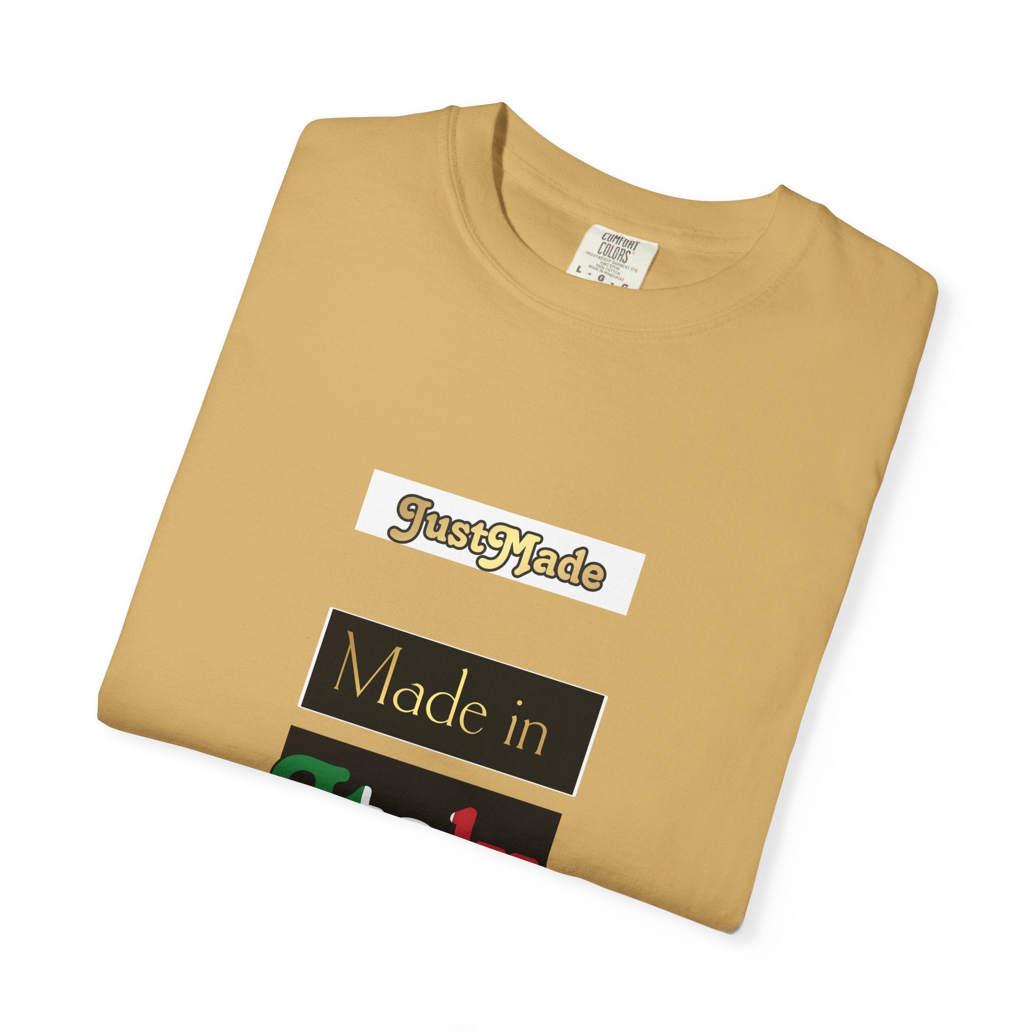 Italian-Inspired Unisex T-Shirt, Just Made Design, Perfect for Travel, Gifts, Casual Wear, Unique Fashion Statement