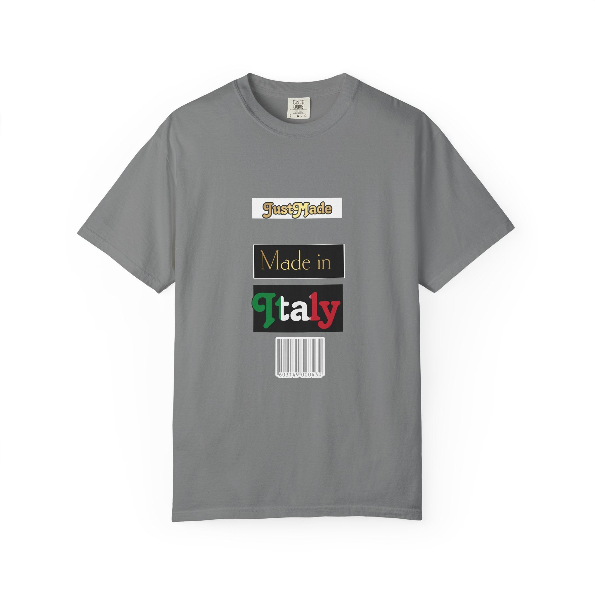 Italian-Inspired Unisex T-Shirt, Just Made Design, Perfect for Travel, Gifts, Casual Wear, Unique Fashion Statement