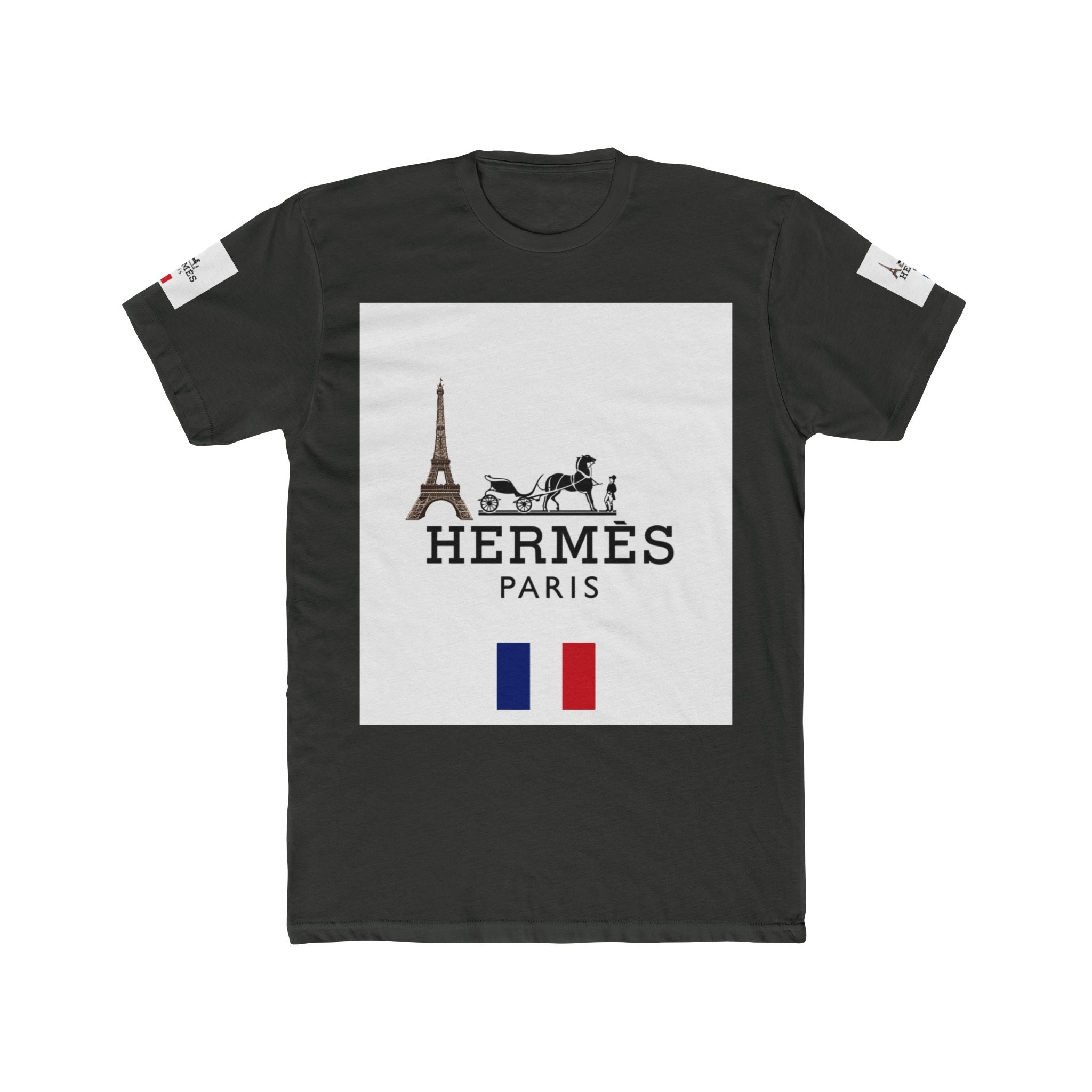 Parisian Style Cotton Crew Tee, Fashion Shirt, Travel Tee, French Style Gift, Casual Wear, Unisex Tee