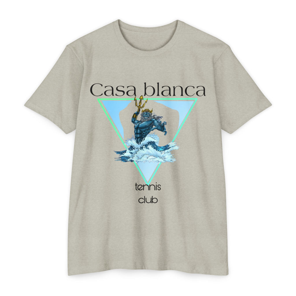 Casa Blanca Tennis Club Graphic T-Shirt | Vintage Style Tee, Casual Summer Wear, Gift for Tennis Lovers, Beach Day Essential